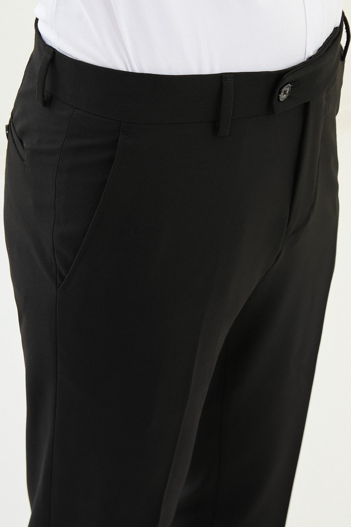 Düz Slim Fit Klasik Erkek Pantolon