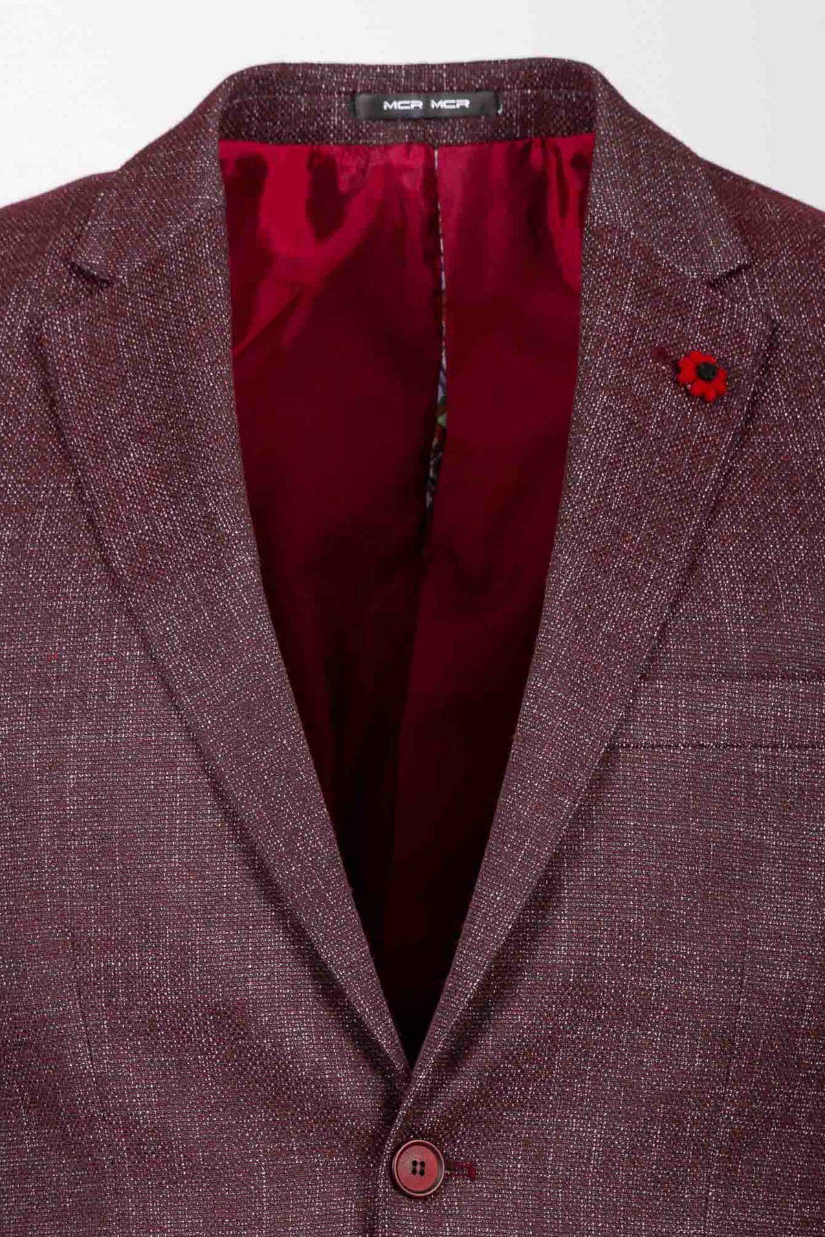 Kırçıllı Slim Fit Erkek Ceket