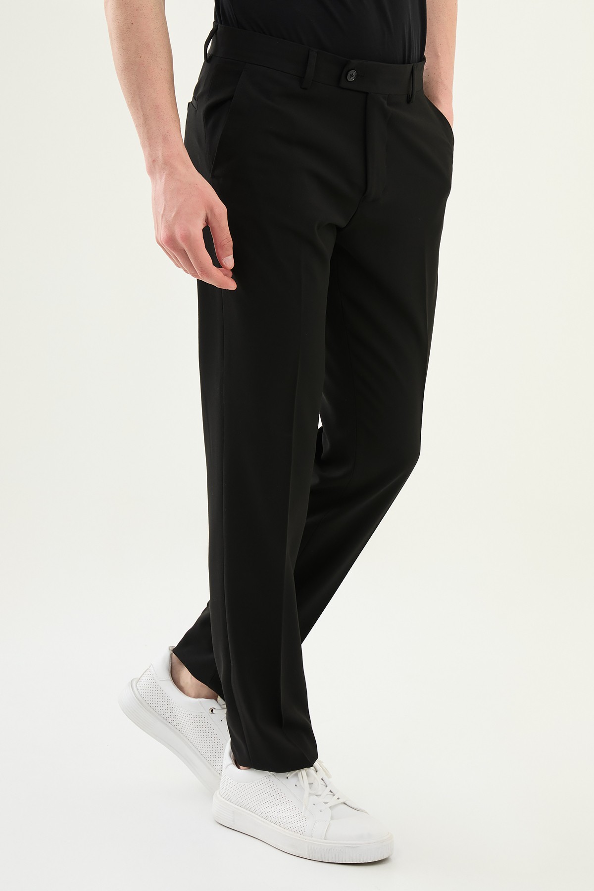 Düz Slim Fit Klasik Erkek Pantolon