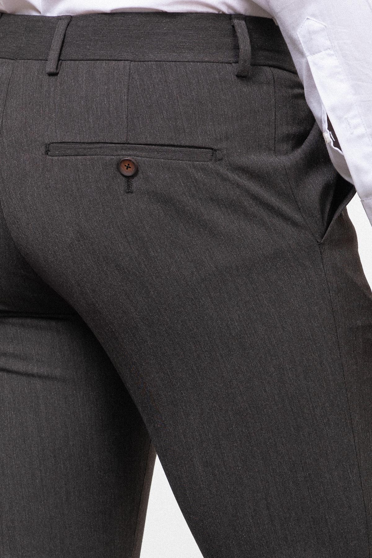 Düz Slim Fit Klasik Erkek Pantolon