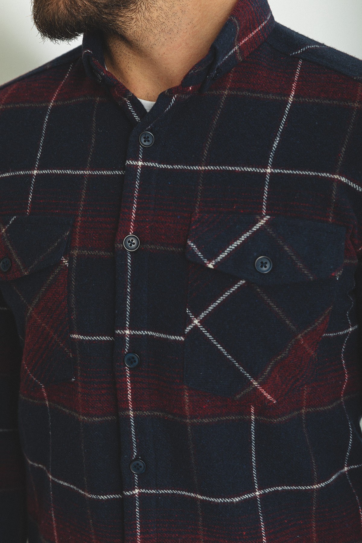 Ekoseli Slim Fit Oduncu Erkek Gömlek