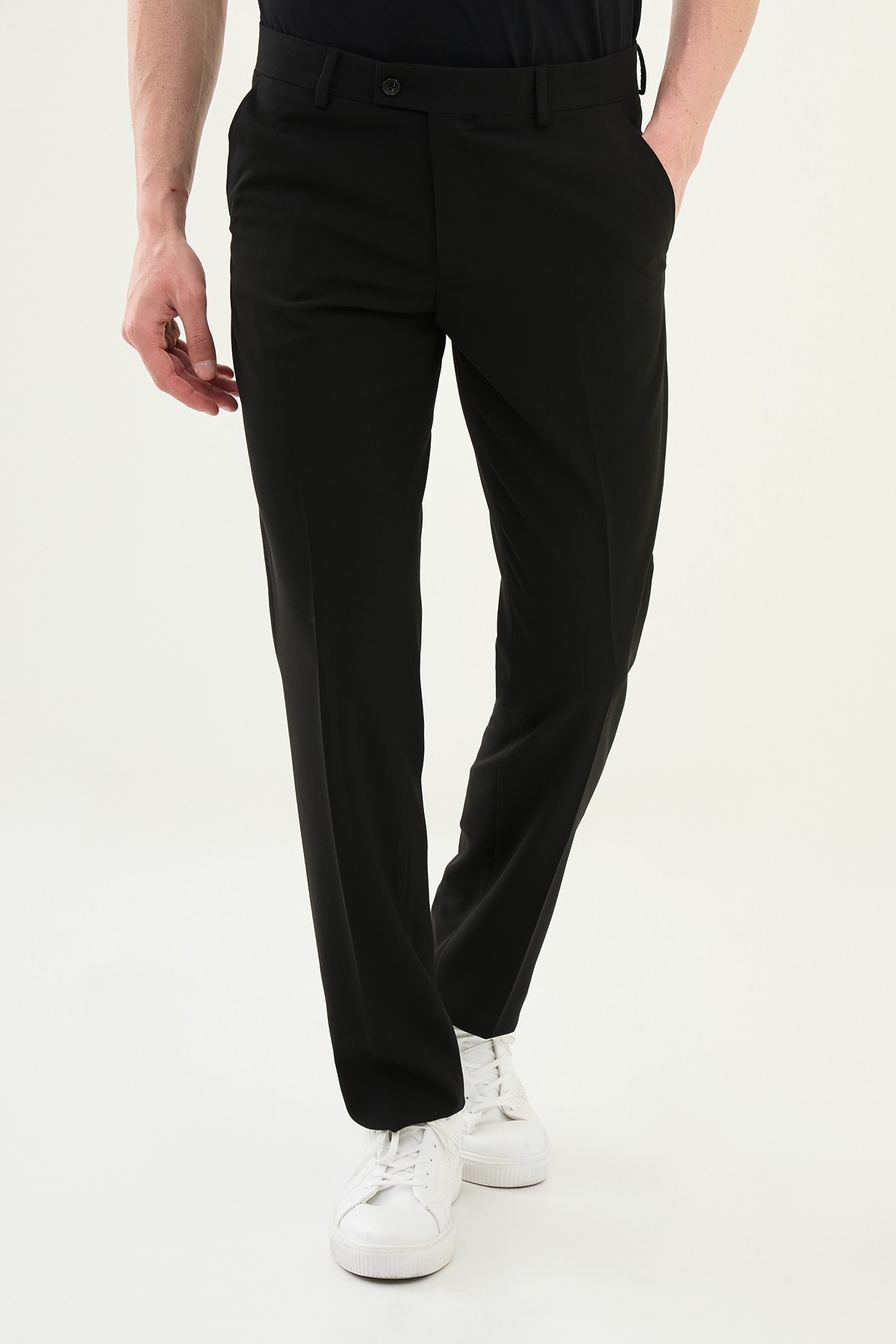 Düz Slim Fit Klasik Erkek Pantolon
