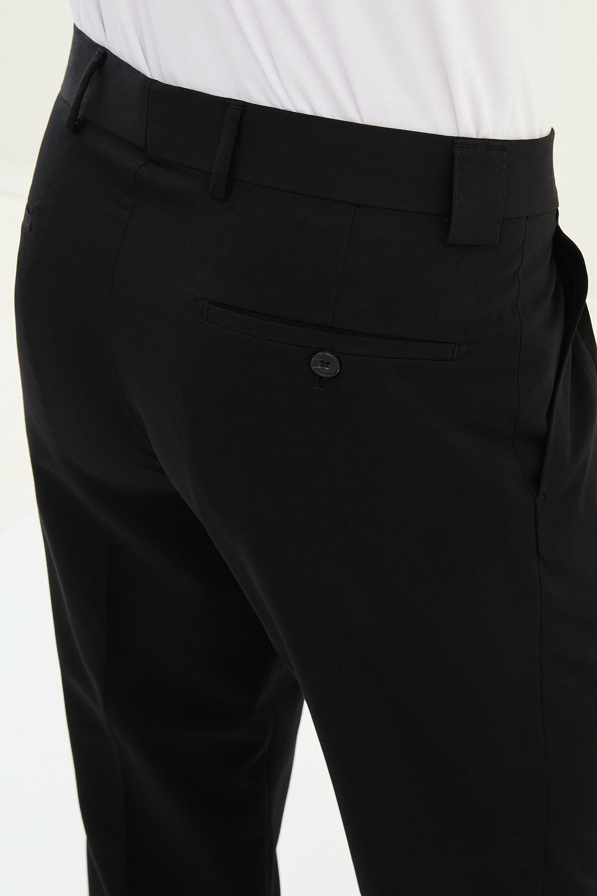 Pileli Super Slim Fit Erkek Pantolon