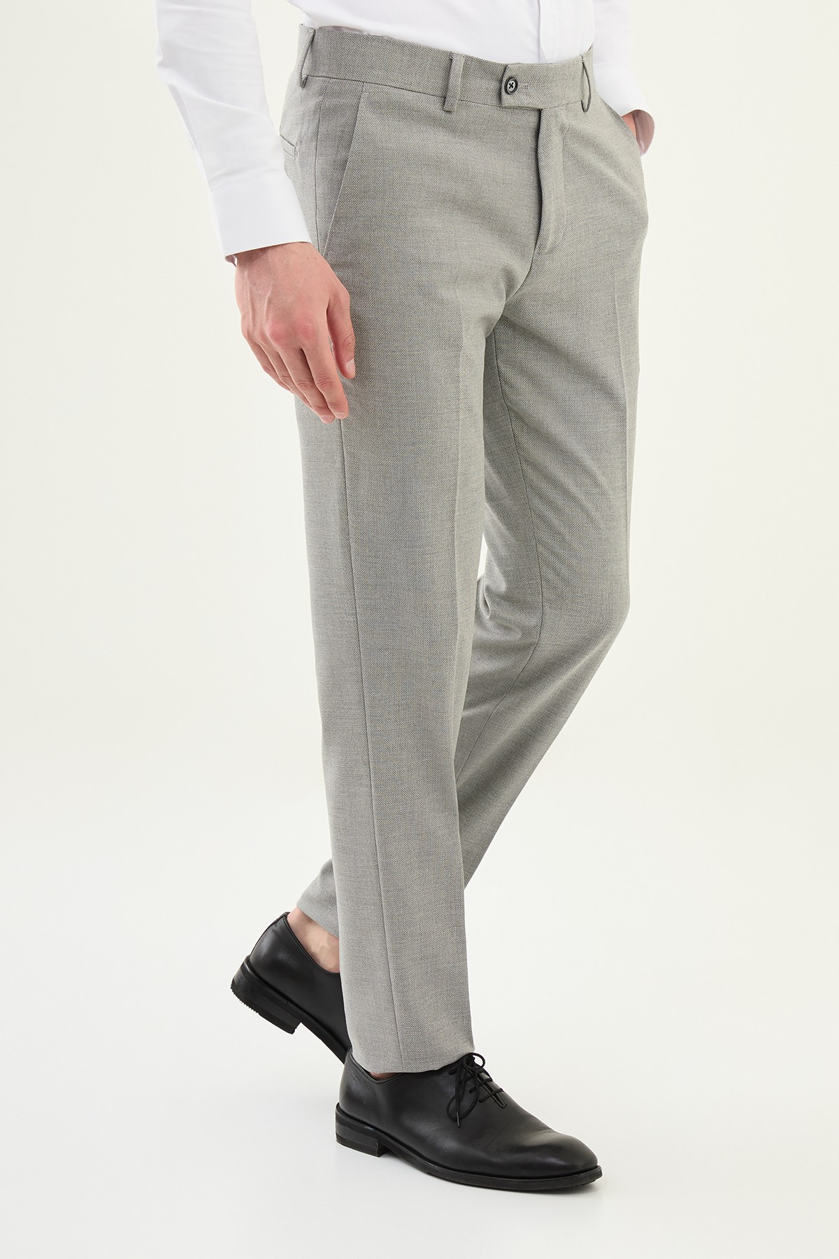 Desenli Slim Fit Klasik Erkek Pantolon
