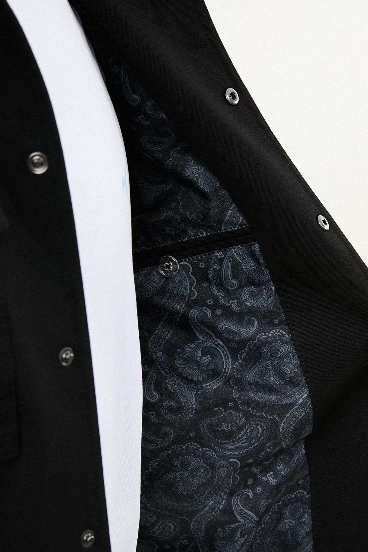 Düz Slim Fit Gömlek Yaka Erkek Mont