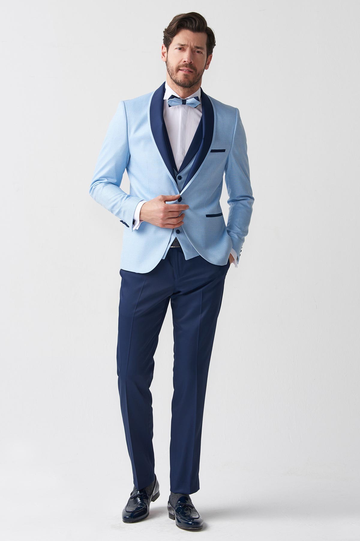 Slimfit Damatlık Takım Elbise