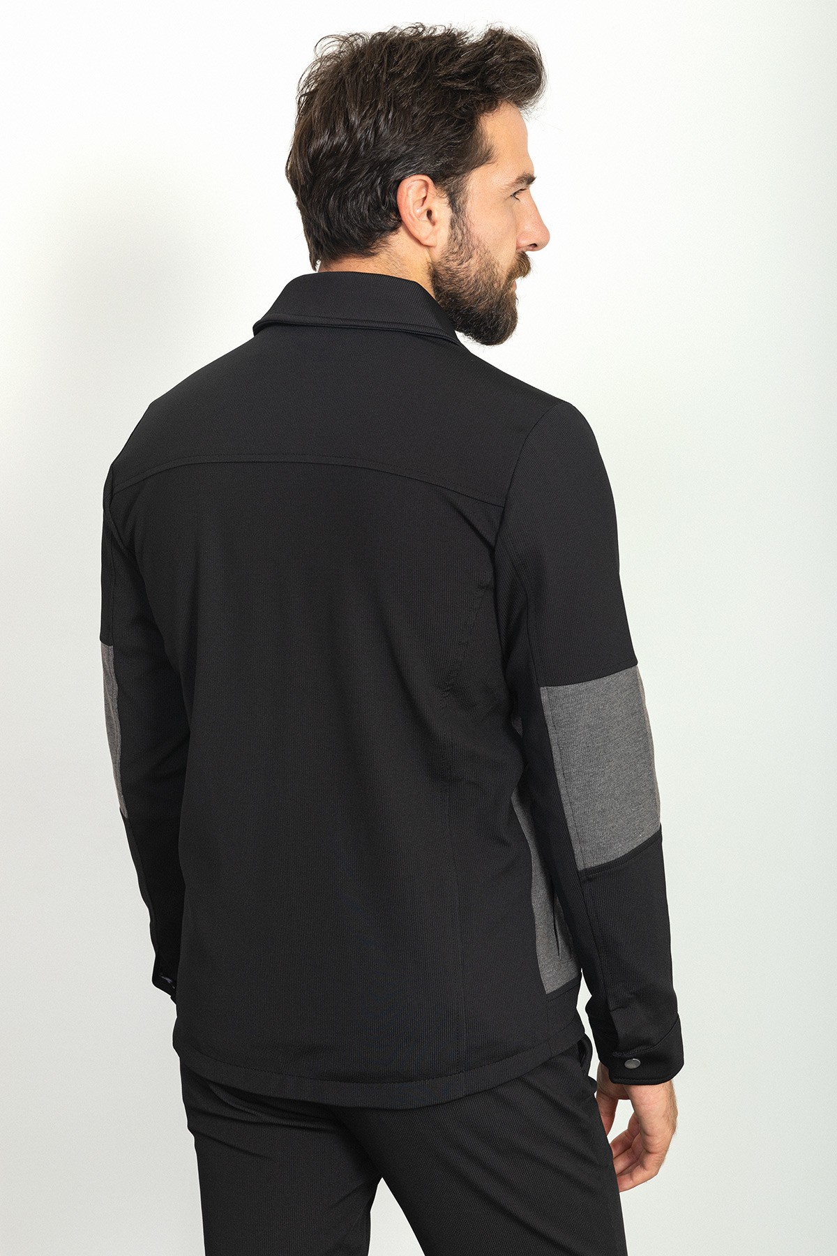 Parçalı Slim Fit Erkek Eşofman Takımı