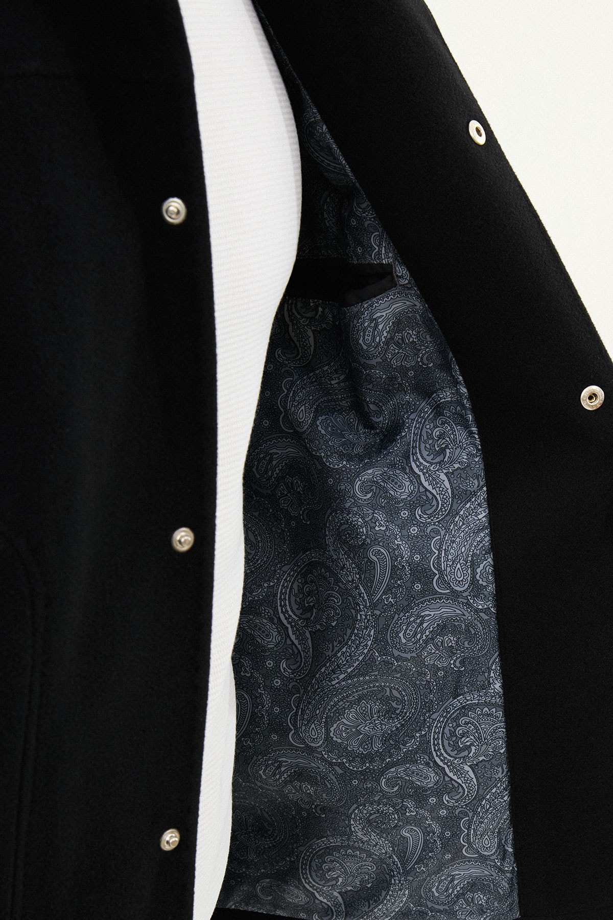 Düz Slim Fit Gömlek Yaka Çıtçıtlı Kaşe Erkek Mont