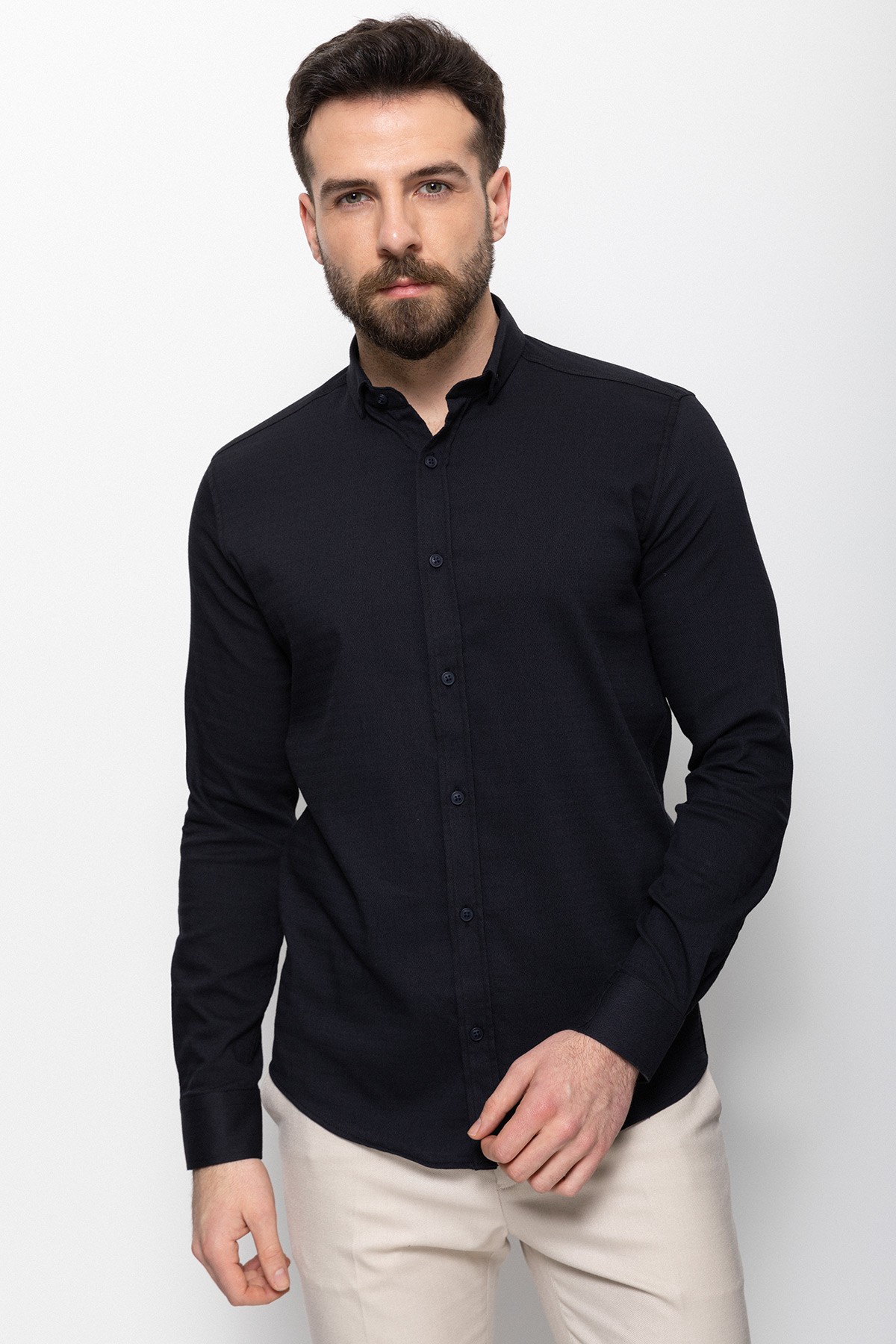 Desenli Slim Fit Erkek Gömlek