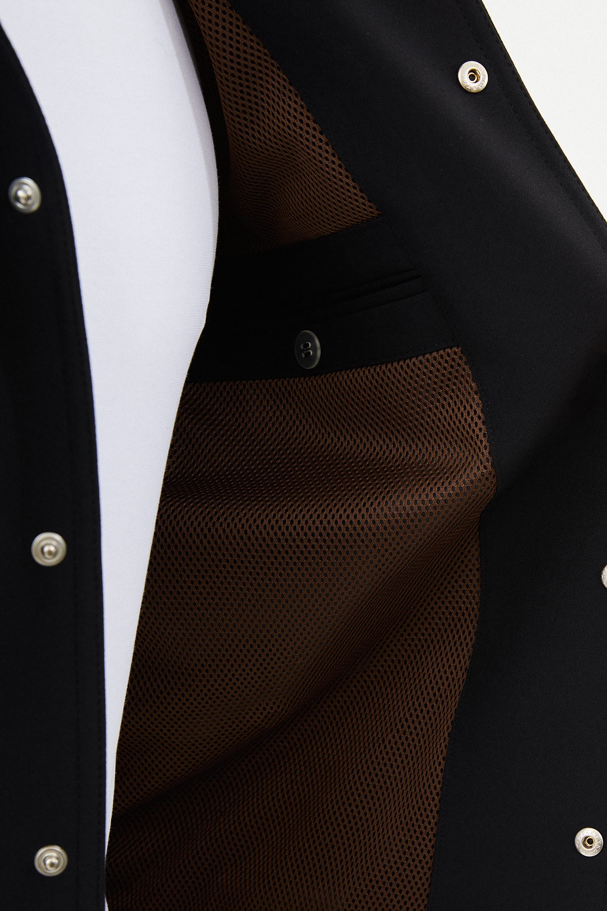 Düz Slim Fit Gömlek Yaka Erkek Mont