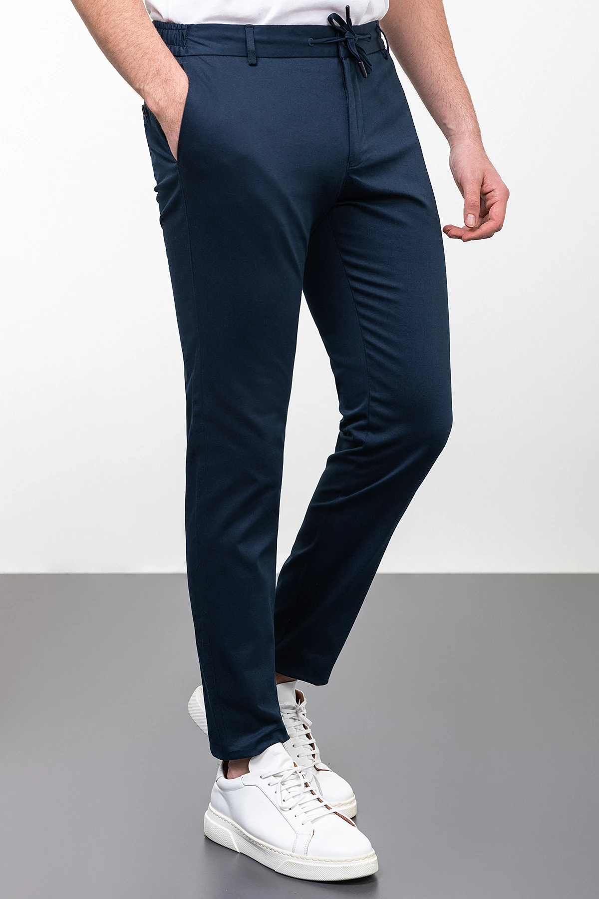 Pantolon Lastikli - Lacivert