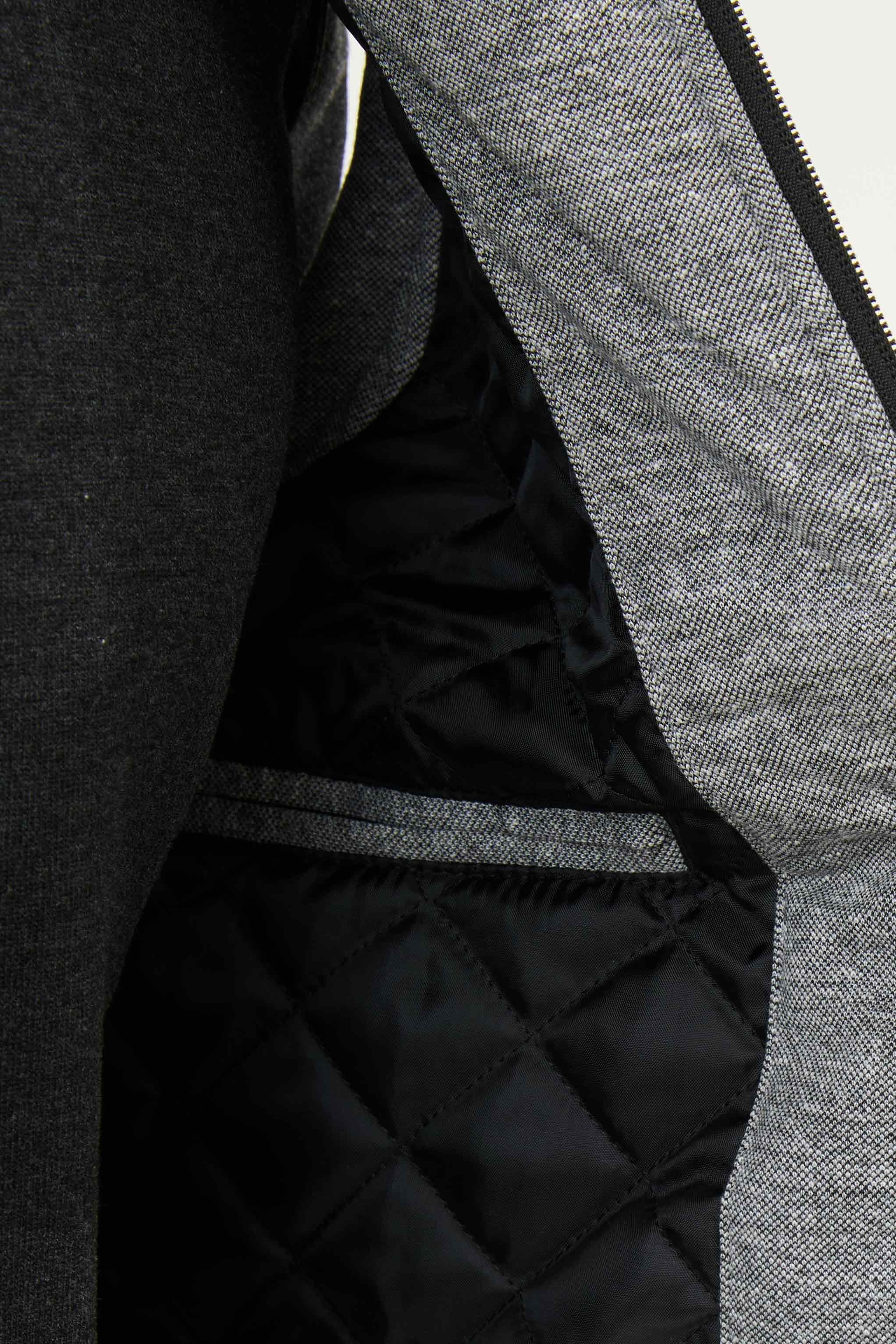 Kırçıllı Slim Fit Dik Yaka Erkek Yelek