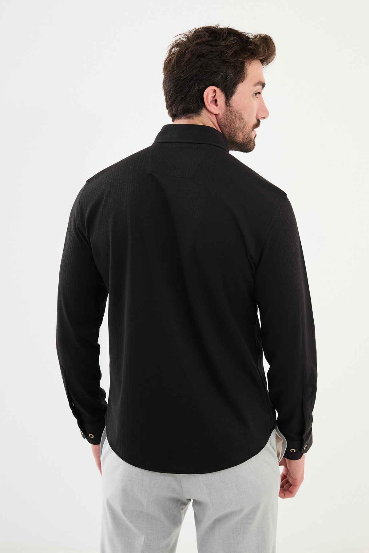 Desenli Slim Fit Erkek Gömlek