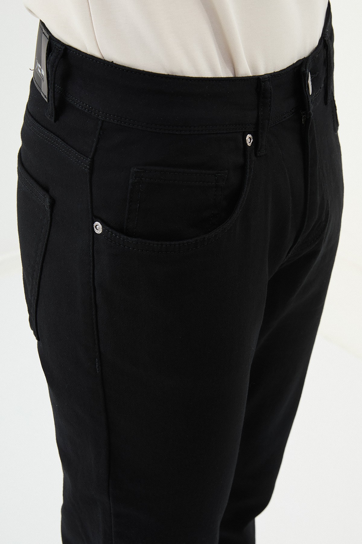 Düz Super Slim Fit Erkek Kot Pantolon
