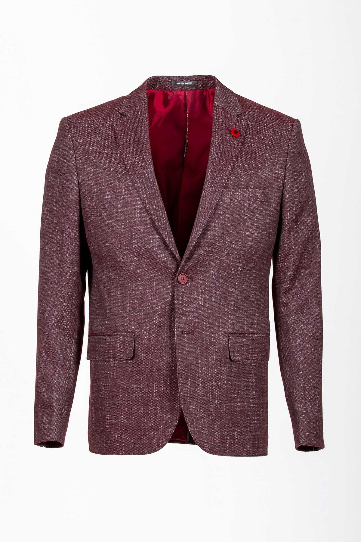 Kırçıllı Slim Fit Erkek Ceket