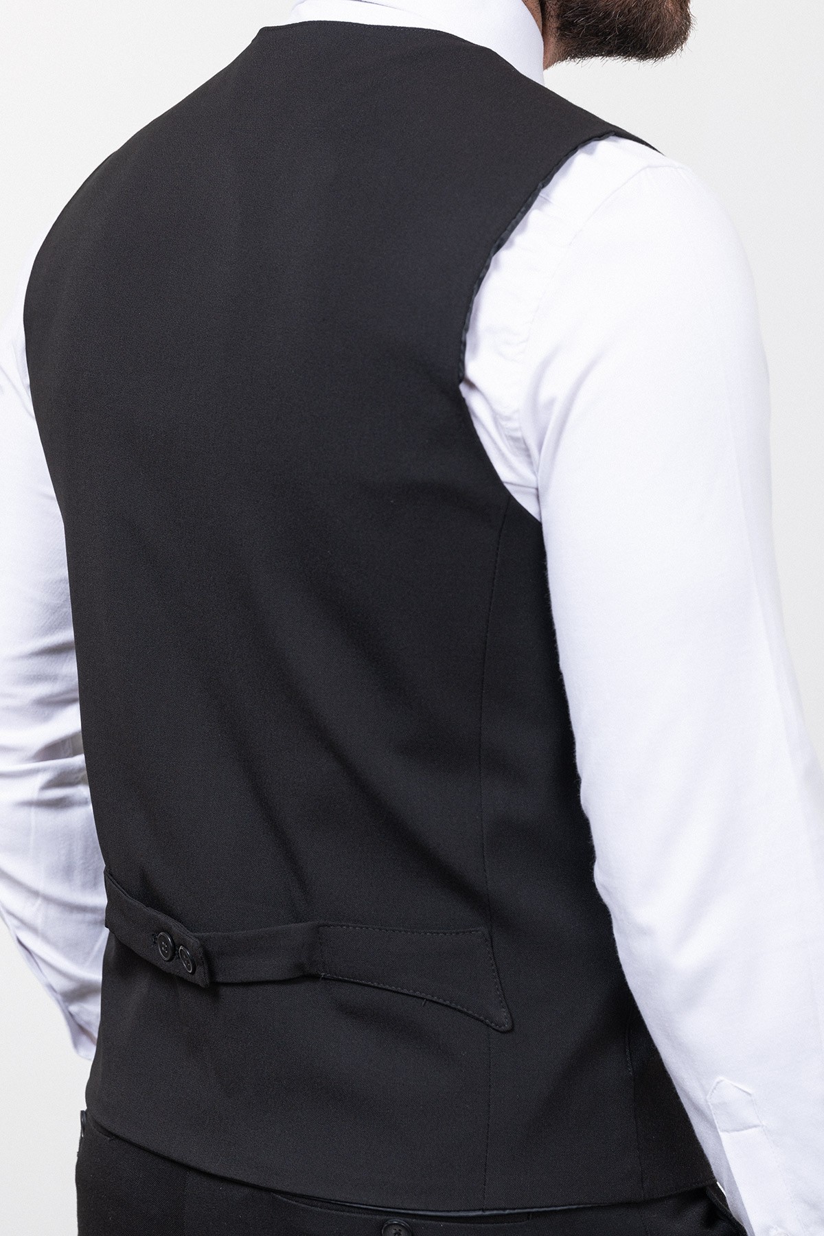 Düz Slim Fit Klasik Erkek Yelek