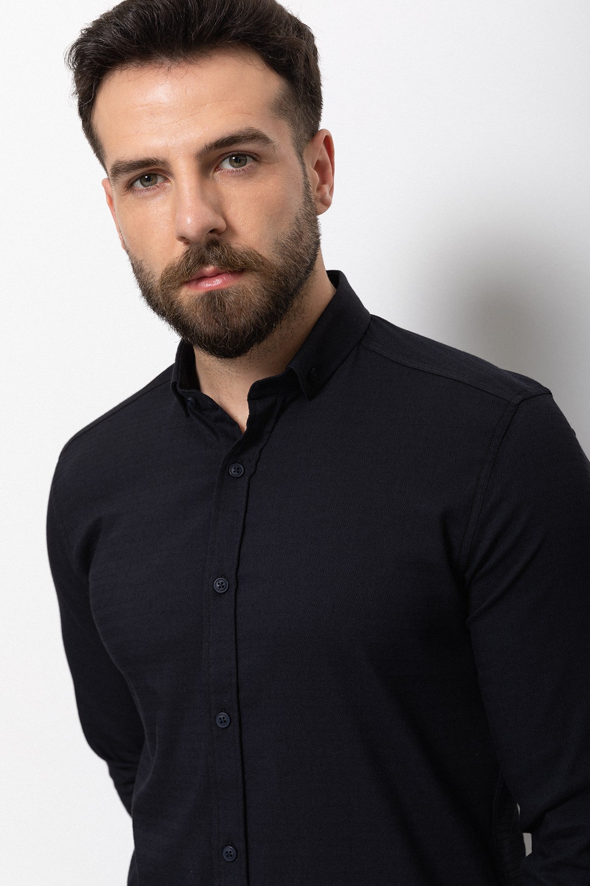 Desenli Slim Fit Erkek Gömlek
