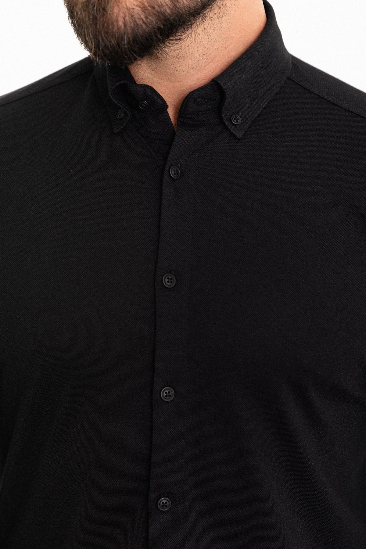 Düz Slim Fit Erkek Gömlek