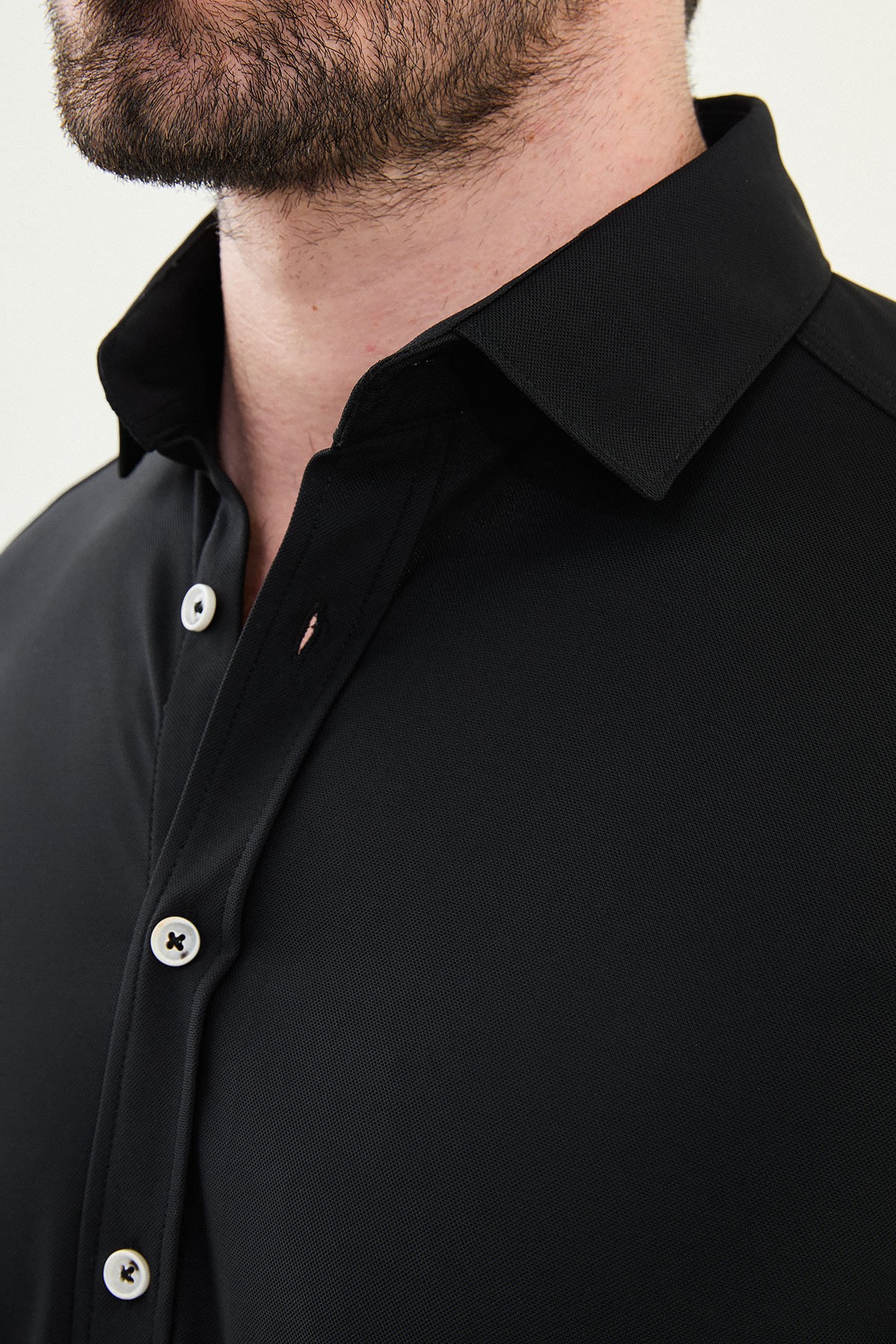 Düz Slim Fit Erkek Gömlek