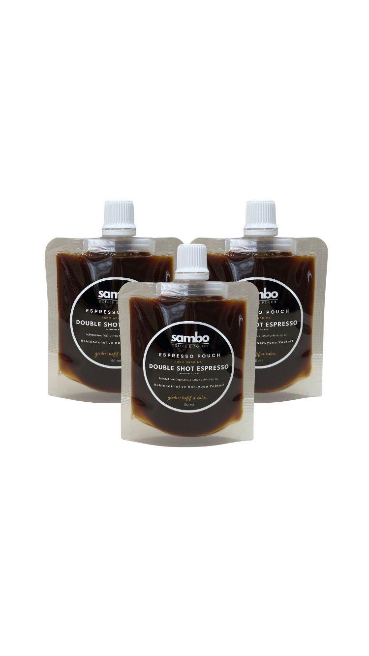 Sambo Double Espresso Pouch 50ml x3 Adet