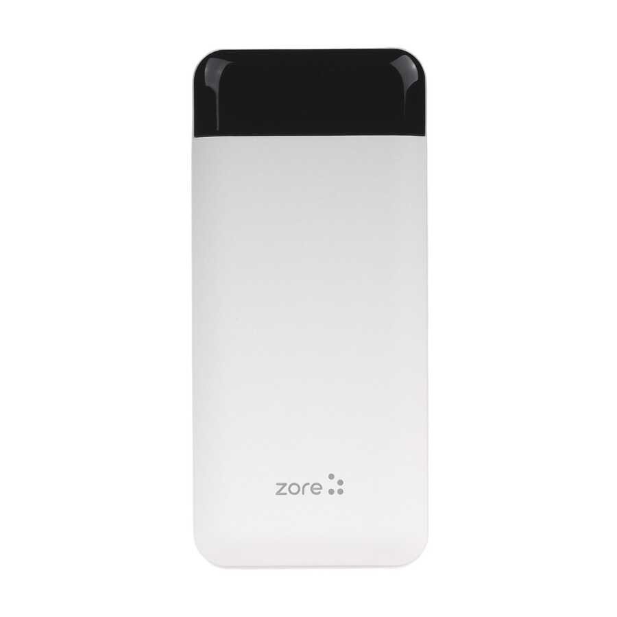 Zore ZR-PW01 Type-C - Micro - Lightning Led Göstergeli Taşınabilir Powerbank 10000 mAh