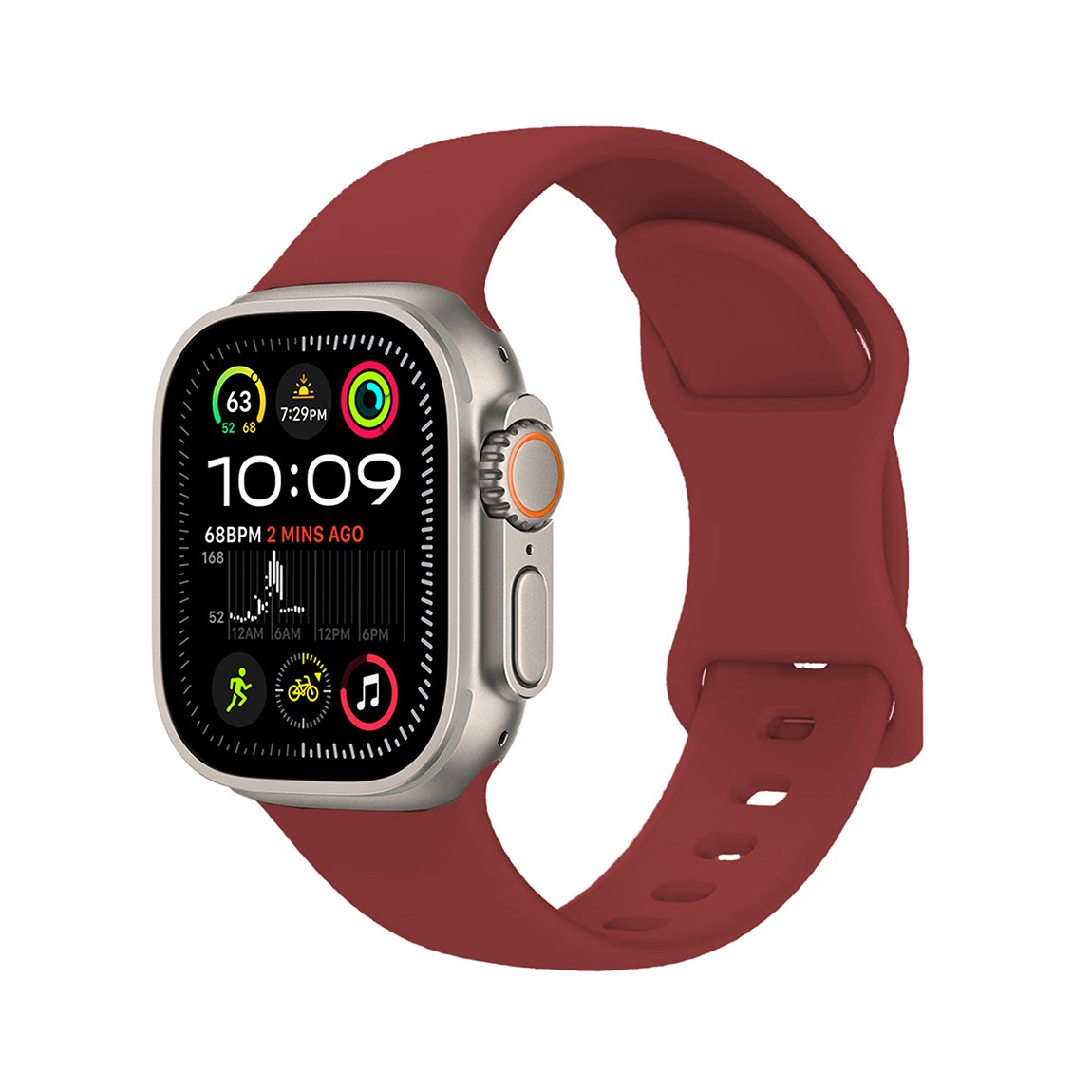 Apple Watch Ultra 49mm Zore KRD-131 Silikon Kordon Strap Kayış