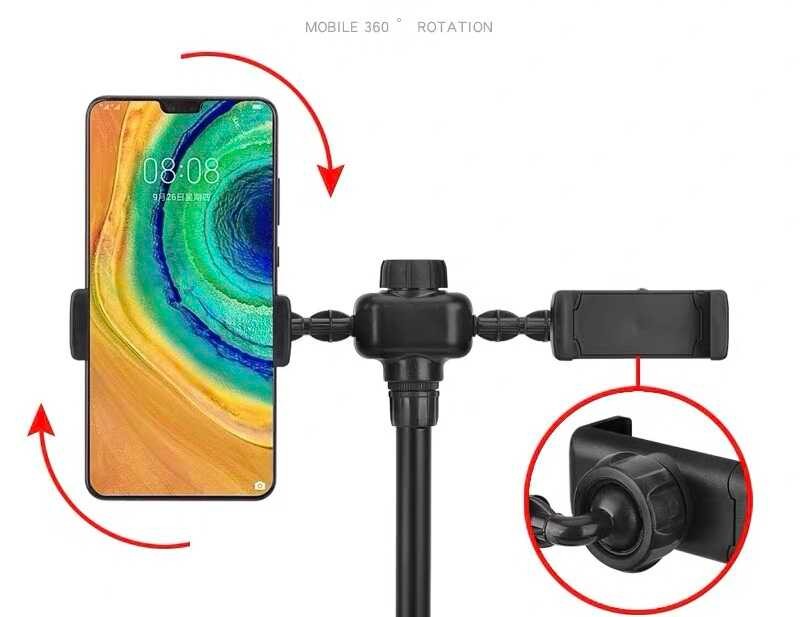 Zore Dual Big Light Işıklı Telefon Tutucu 16 cm Ring Light