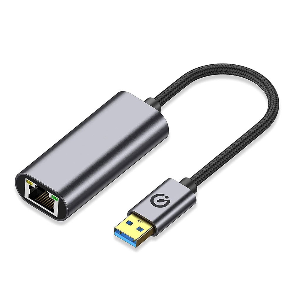 Zore QG03 USB-A to RJ45 USB3.0 Ethernet Dönüştürücü Kablo 1000Mbps 22cm