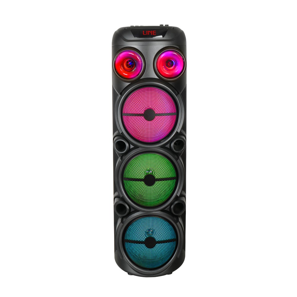 Zore GD-2887 Dijital LED Göstergeli Mikrofonlu RGB TWS 8 inç Stereo Bass Kablosuz Karaoke Hoparlör