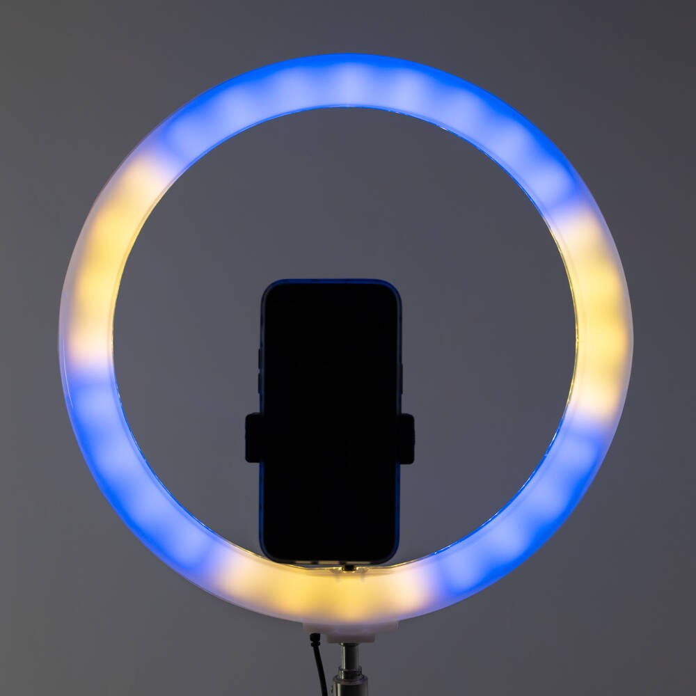 Zore 3D-36 36cm Canlı Yayın ve Ambiyans RGB Led Ring Light