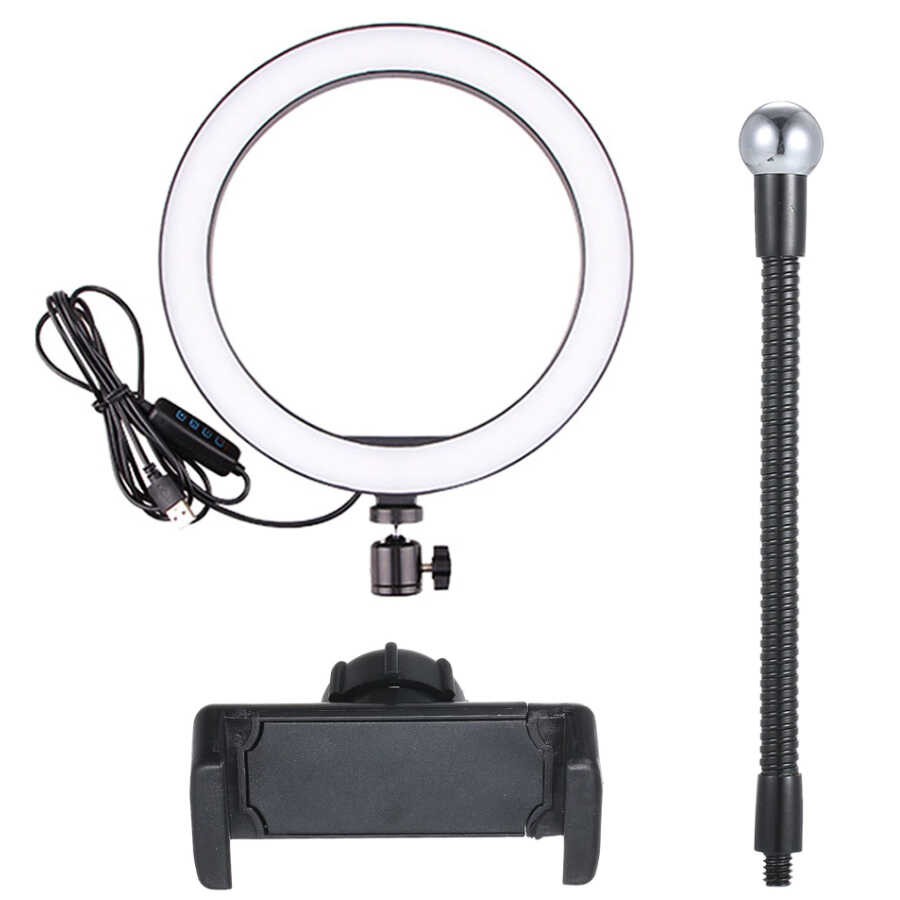 Zore CXB-260 Işıklı Telefon Tutucu Ring Light