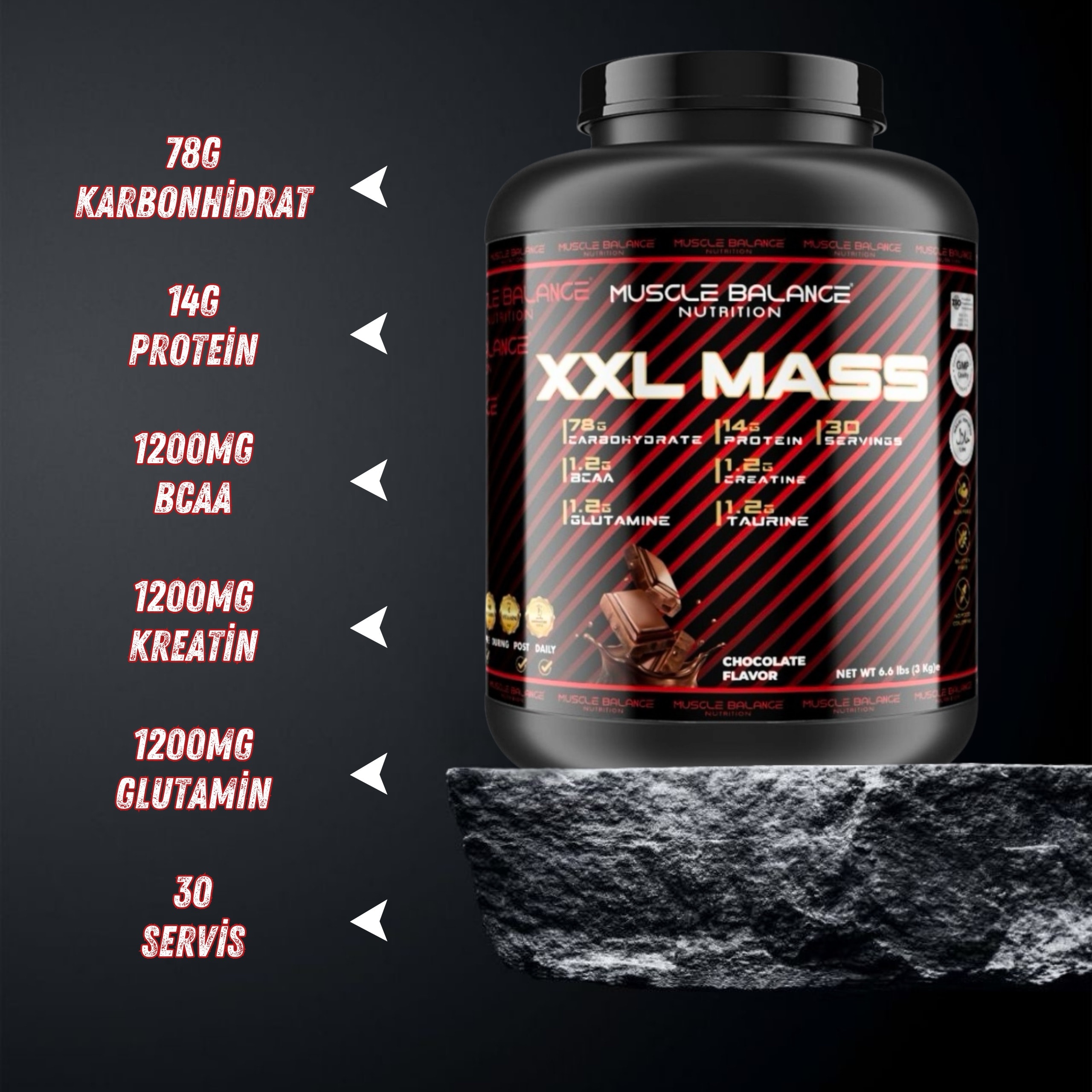 XXL Mass Gainer 3000 Gr