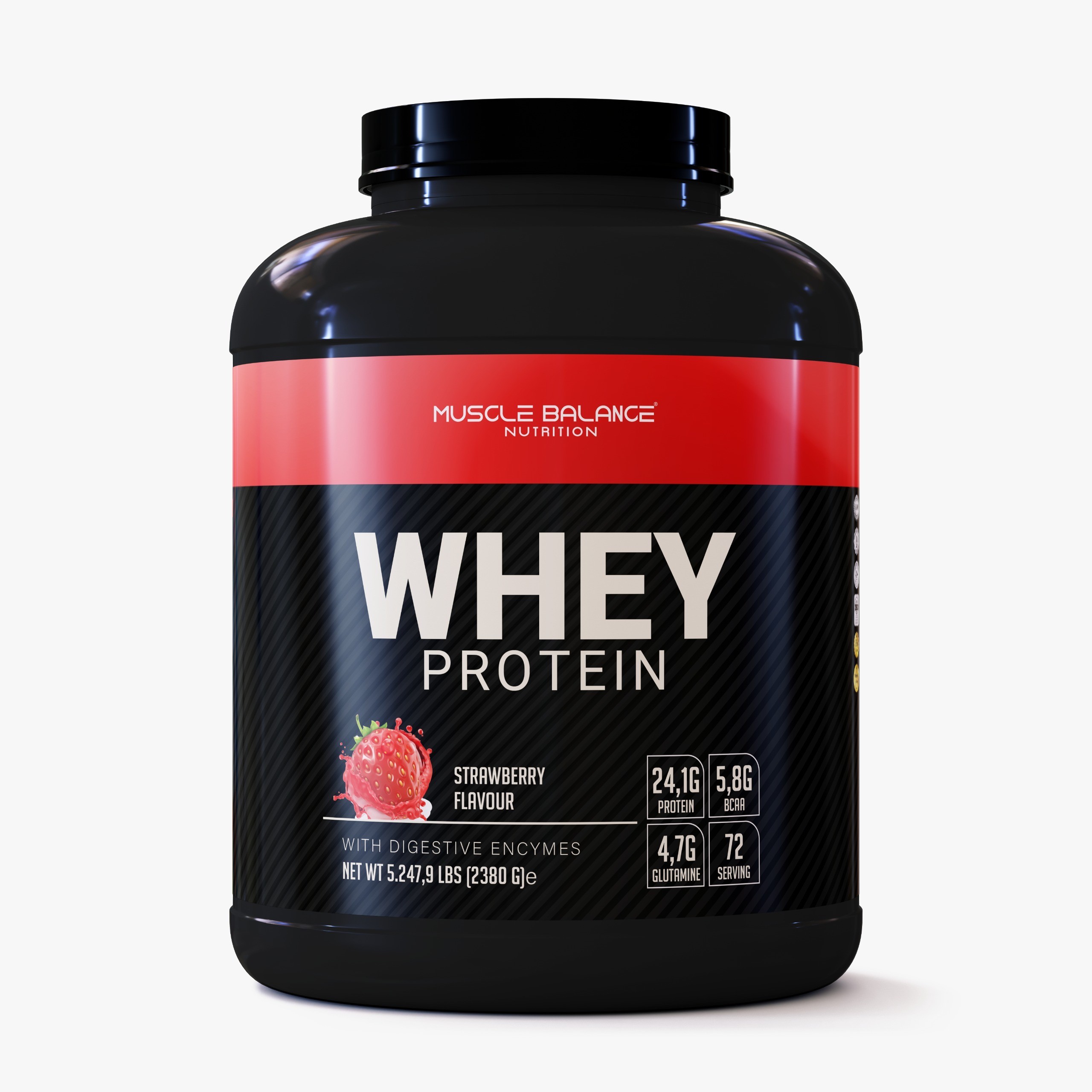 Whey Protein 2380g 72 Servis