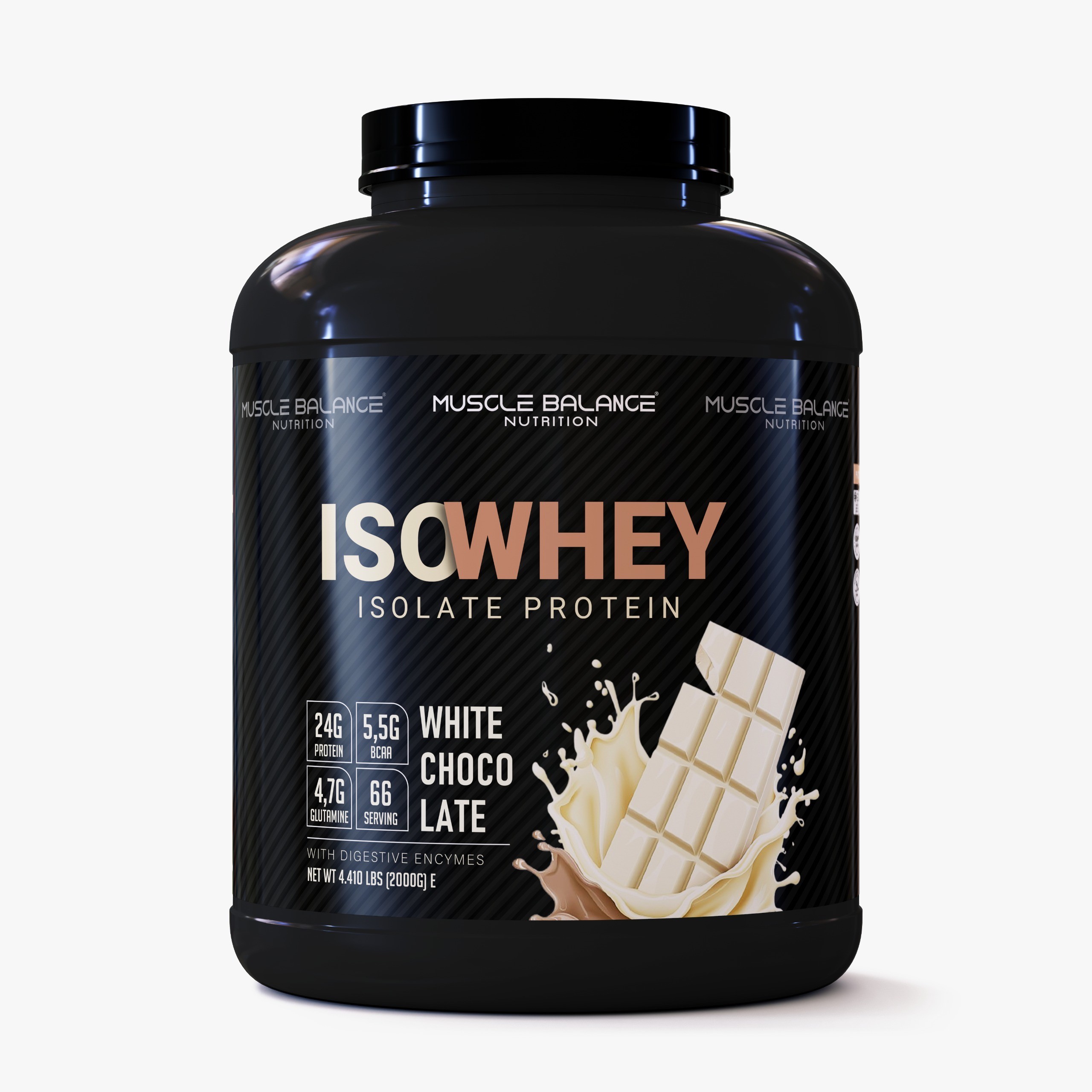 Iso Whey Isolate Protein 2000g 66 Servis