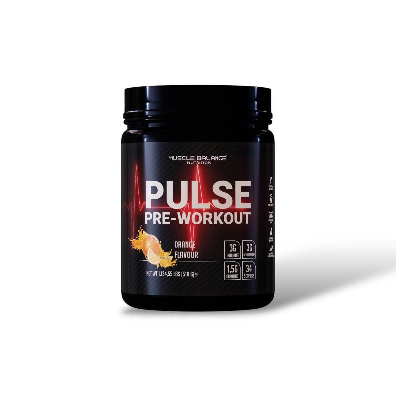 Pulse Pre Workout 510g 34 Servis
