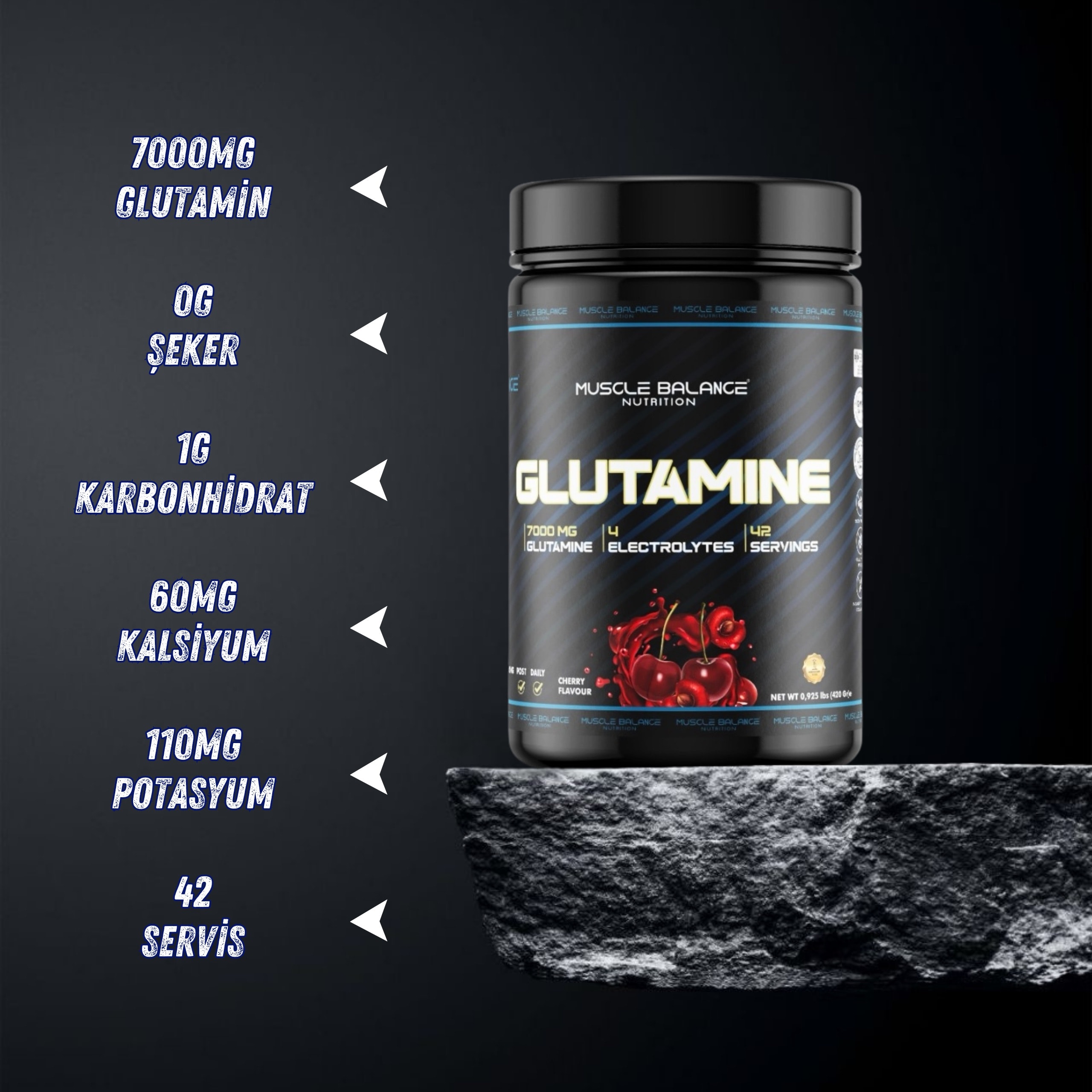 Glutamine 420 Gr 42 Servis