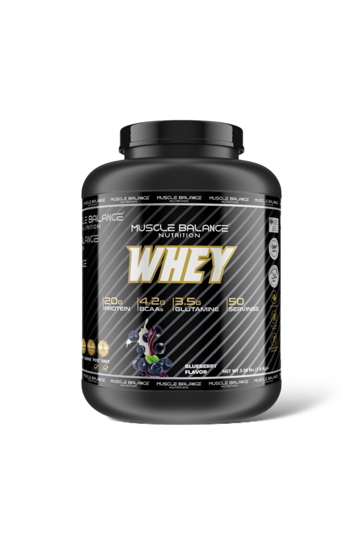 Whey Protein 1400 Gr 50 Servis - Yaban Mersini