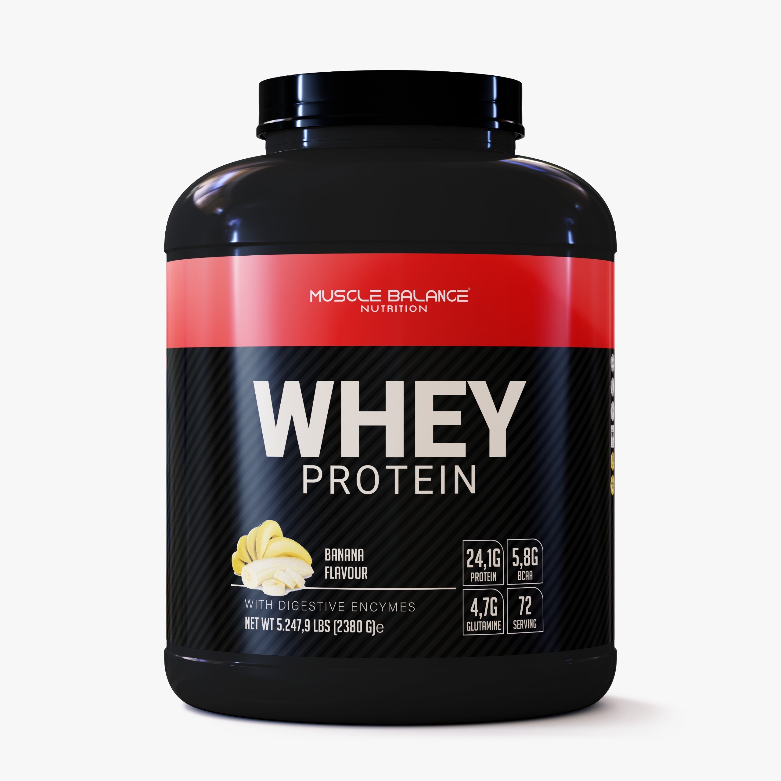 Whey Protein 2380g 72 Servis
