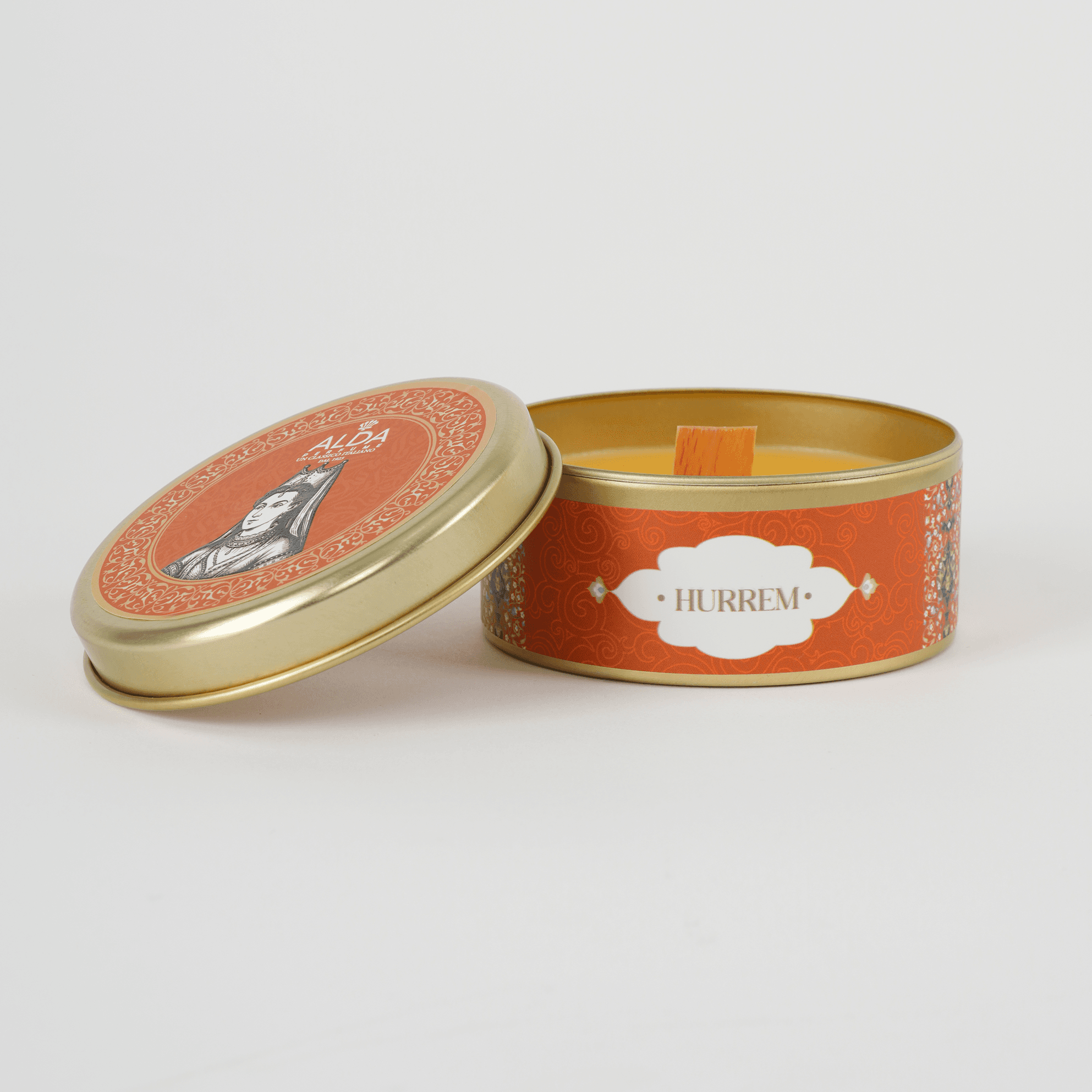 Hürrem - Gold Teneke Mum 110 cc Şeftali Kokulu