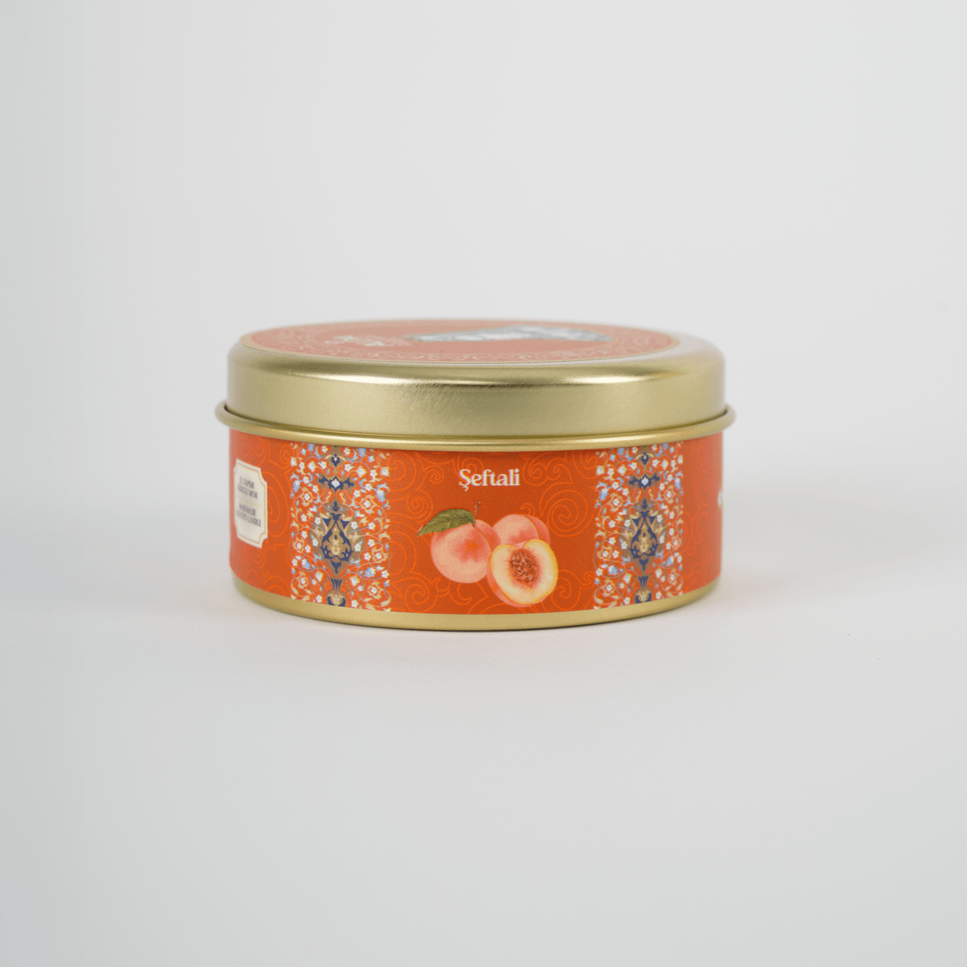 Hürrem - Gold Teneke Mum 110 cc Şeftali Kokulu