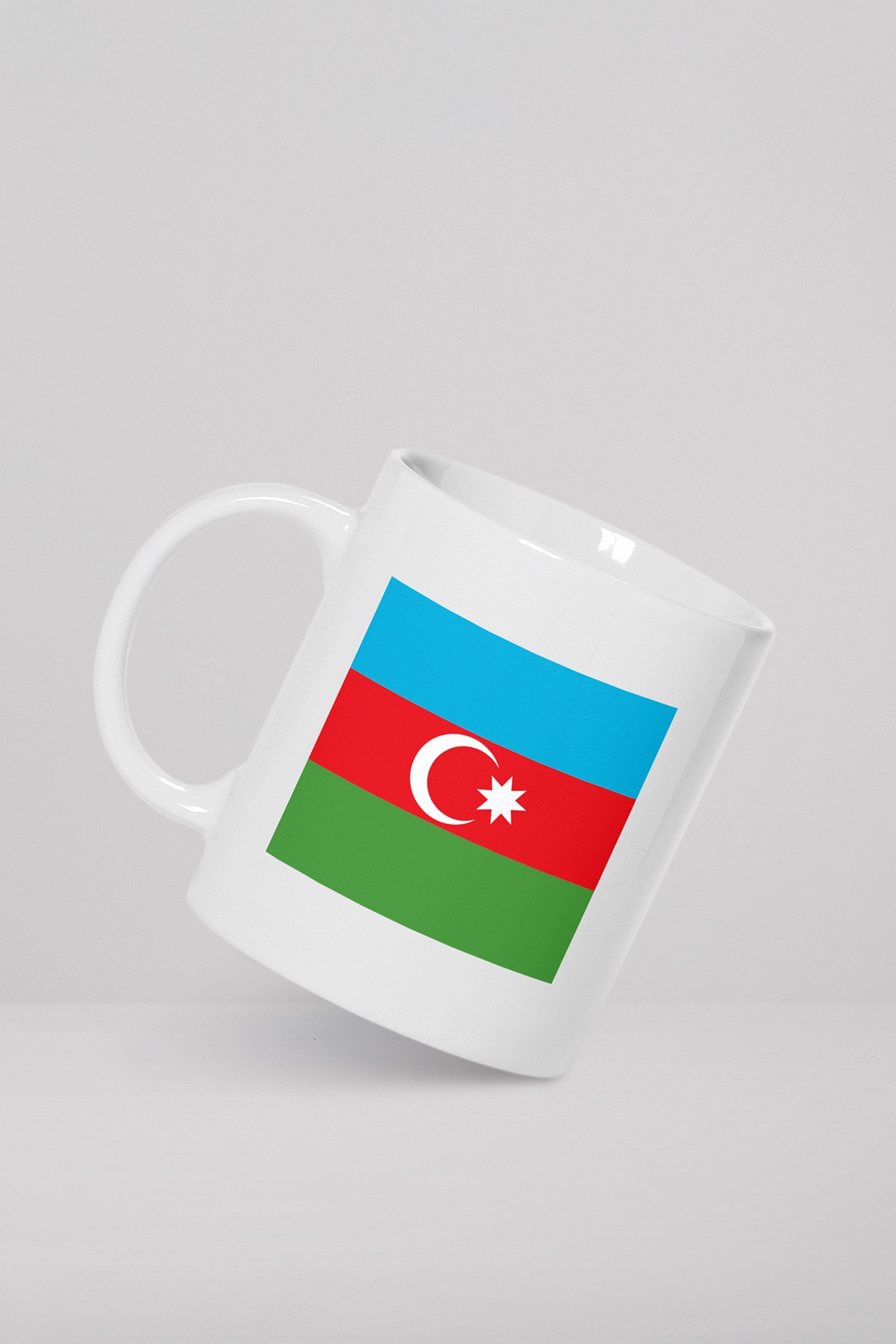 Hediyelik Porselen Kupa Bardak - Azerbaycan