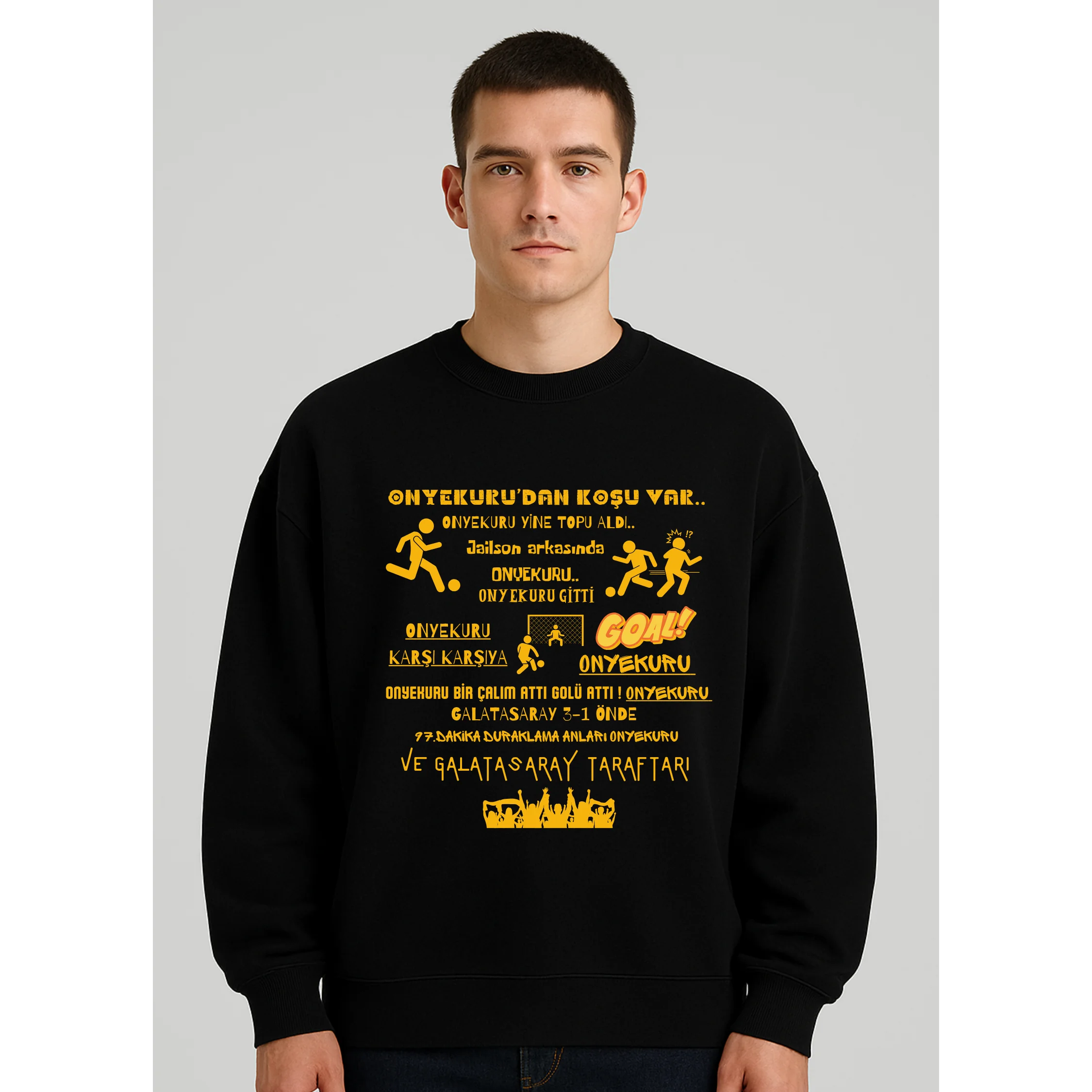 ONYEKURU'DAN KOŞU VAR (OVERSIZE)