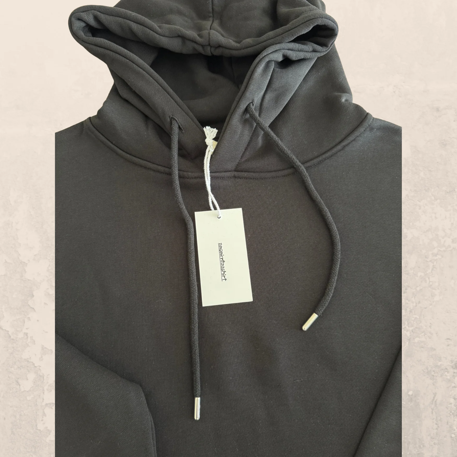 Oversize Kapüşonlu Sweatshirt Siyah