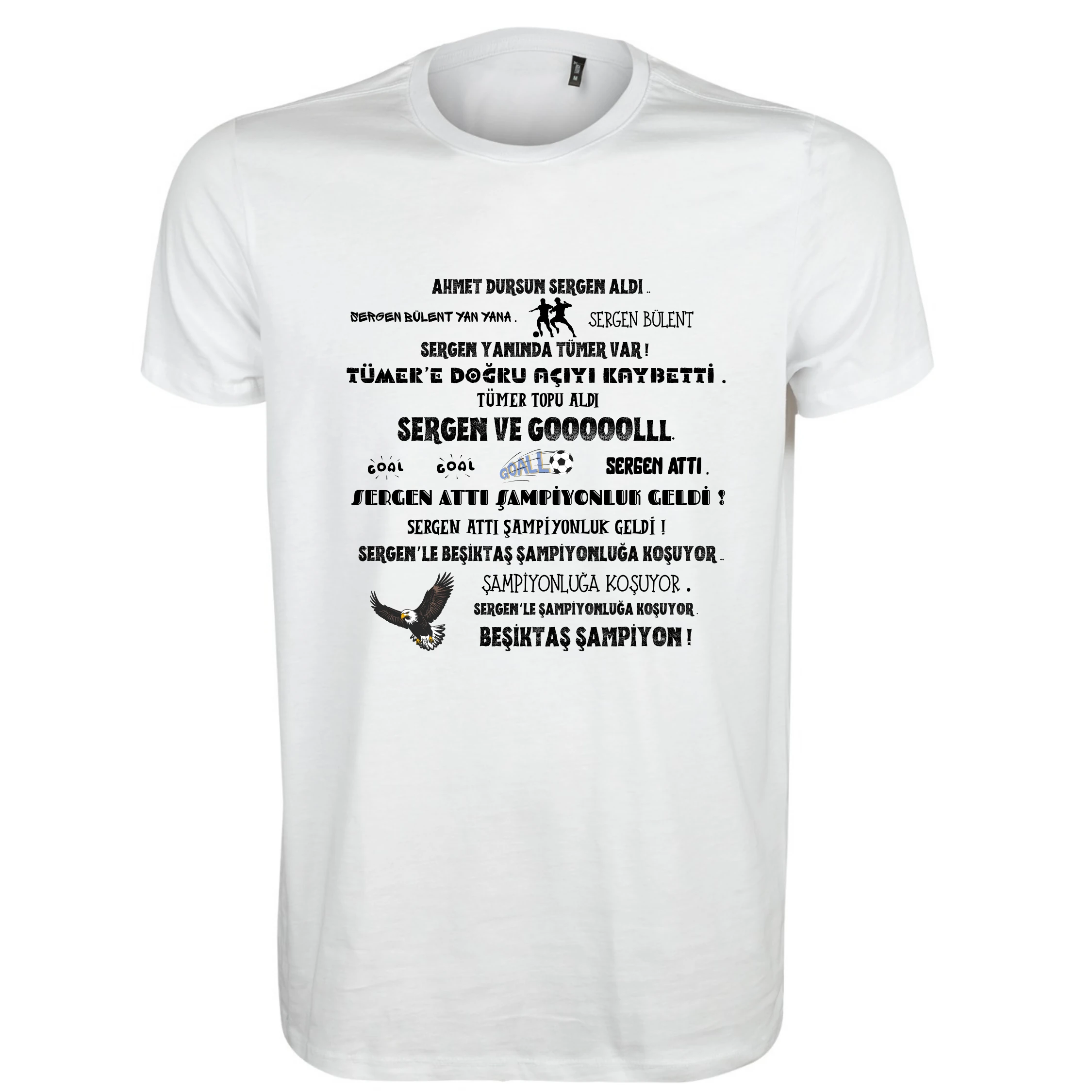 Sergen attı şampiyonluk geldi (Regular Tişört)