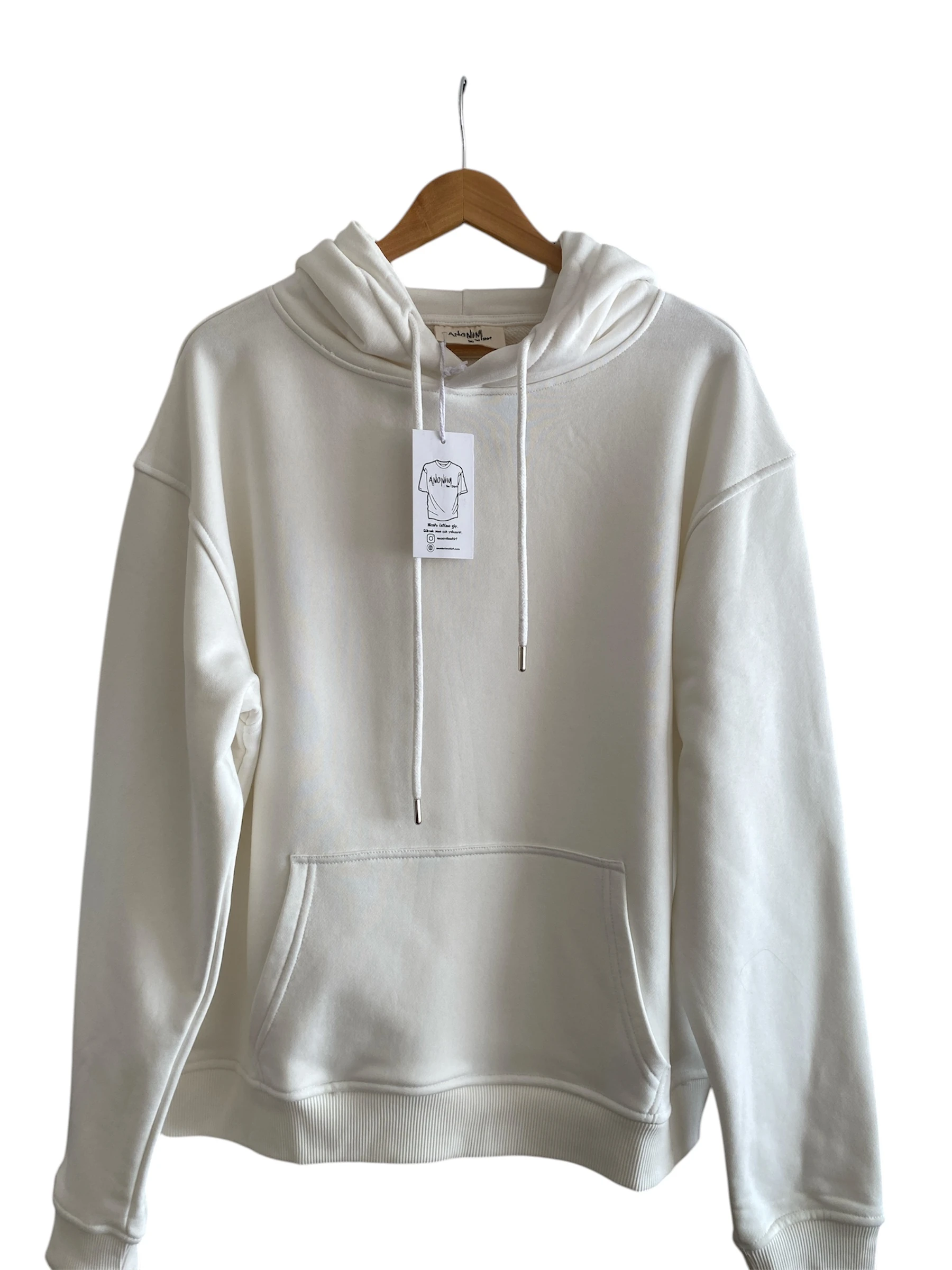 Oversize Kapüşonlu Sweatshirt EKRU