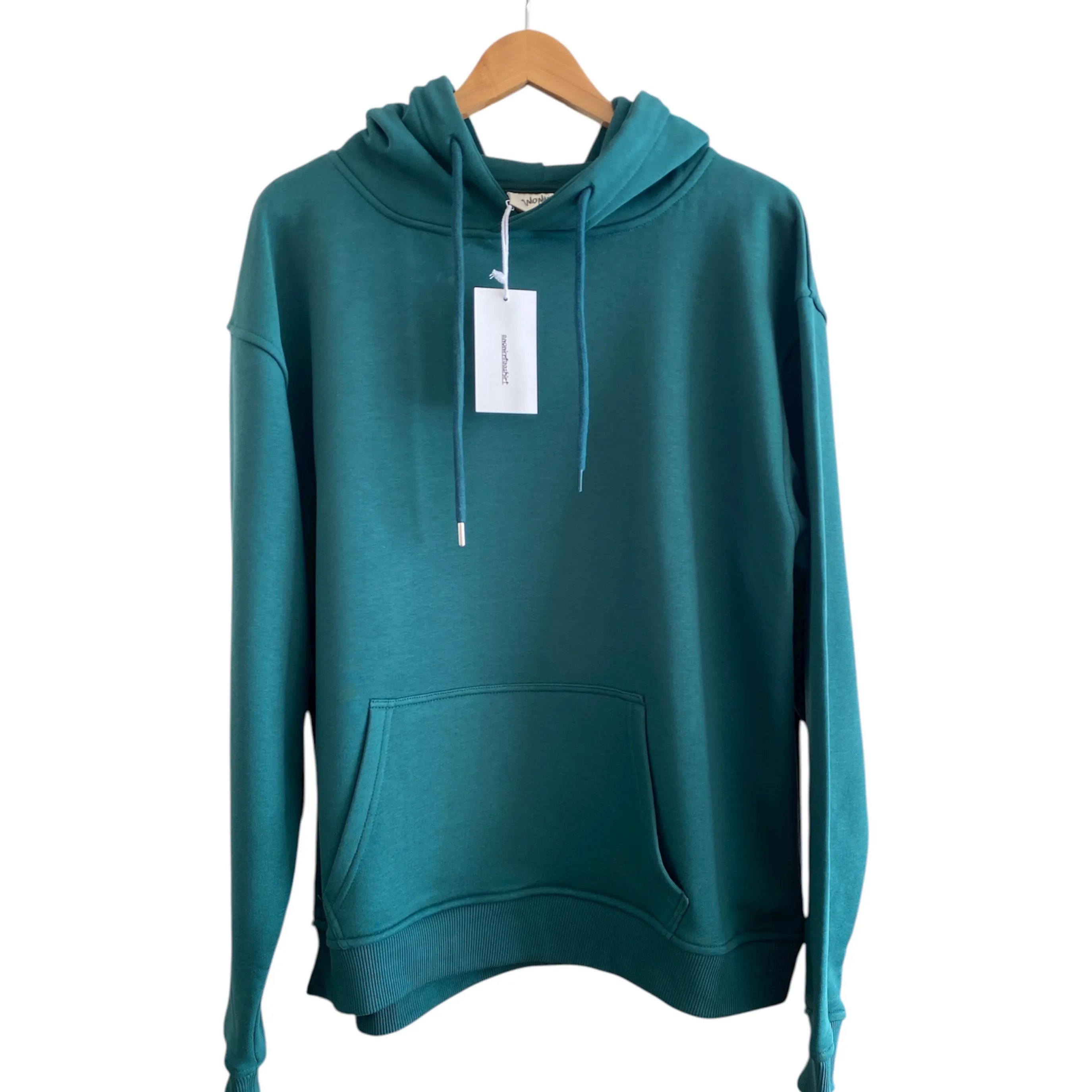 Oversize Kapüşonlu Sweatshirt Yeşil