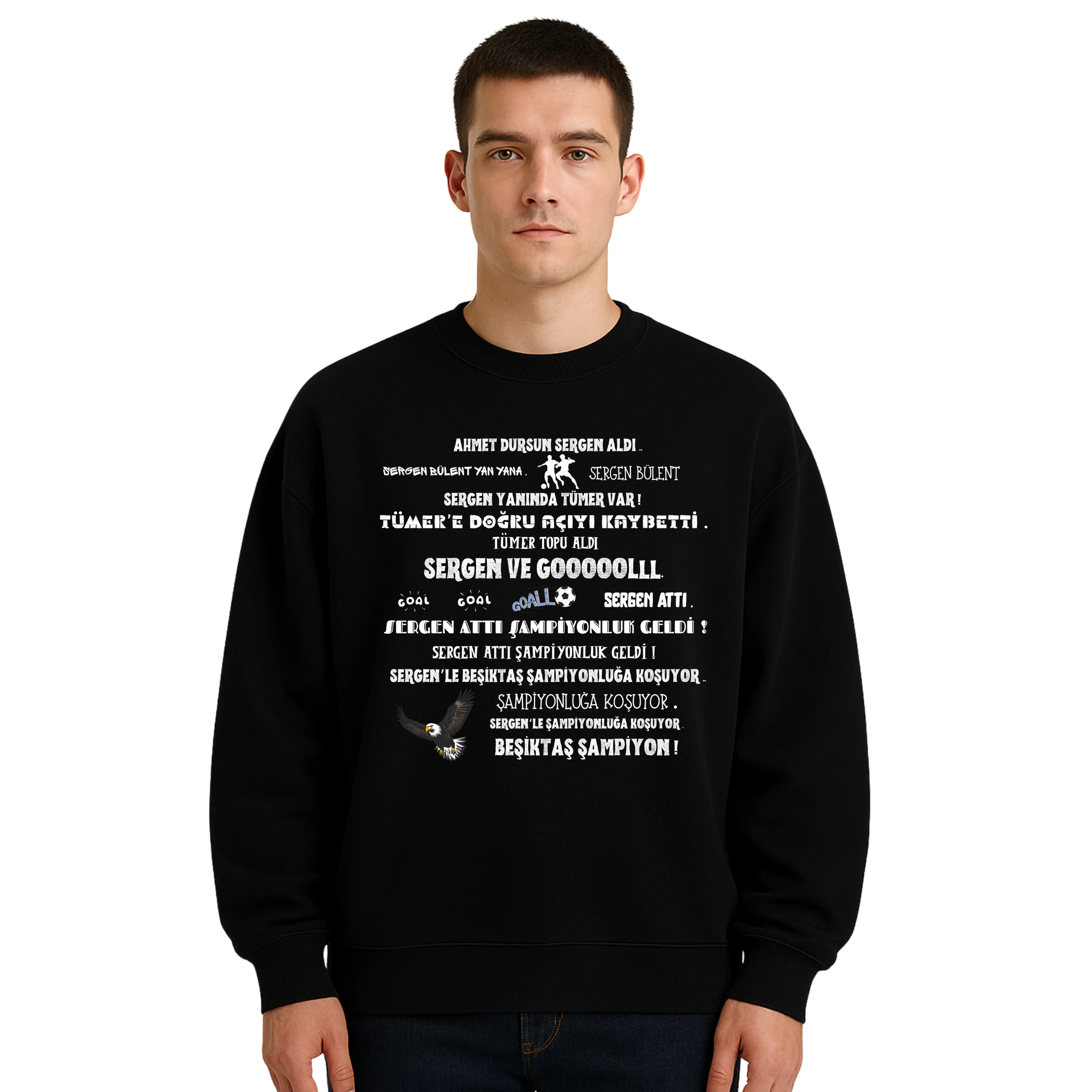 Sergen Attı Şampiyonluk Geldi (OVERSIZE)