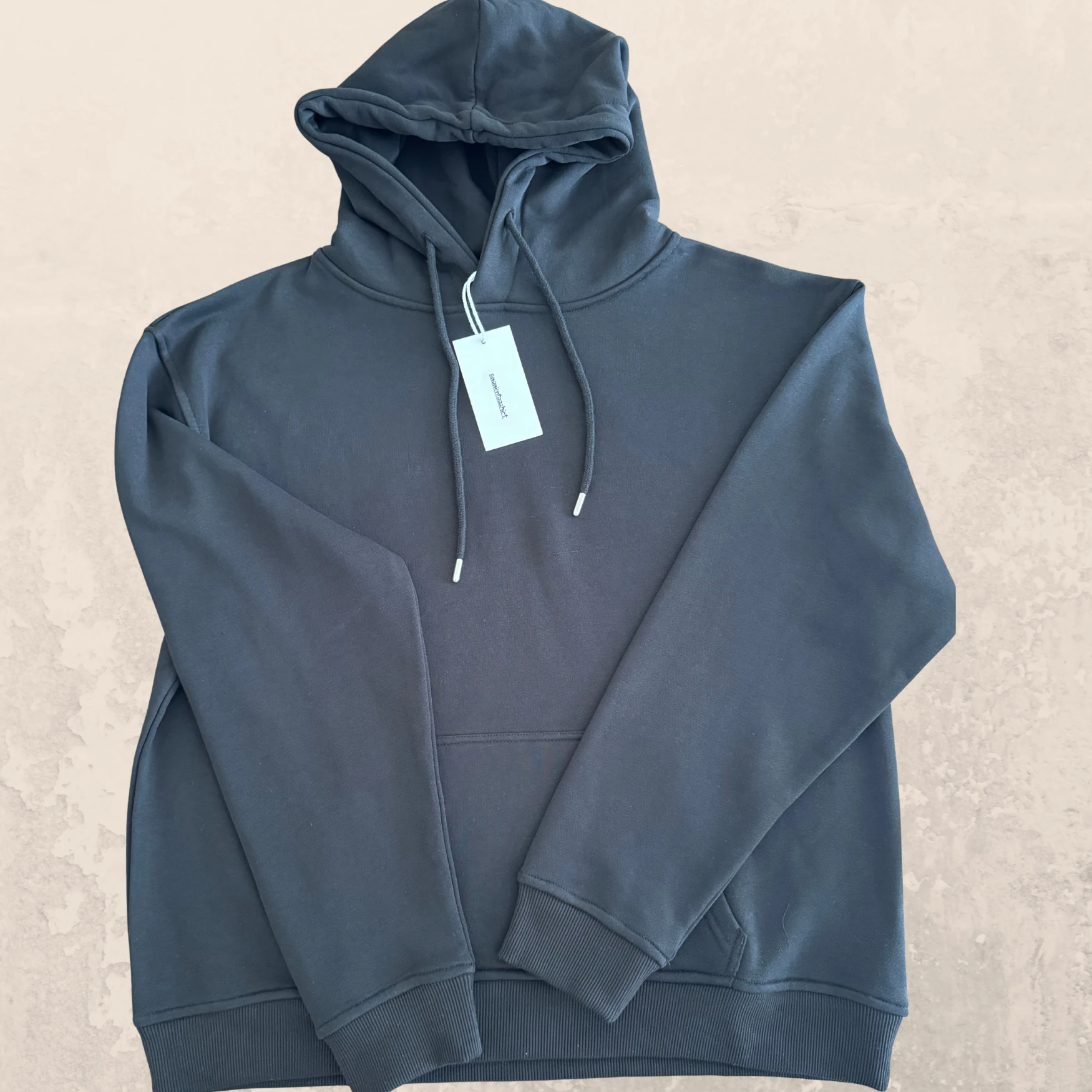 Oversize Kapüşonlu Sweatshirt Siyah