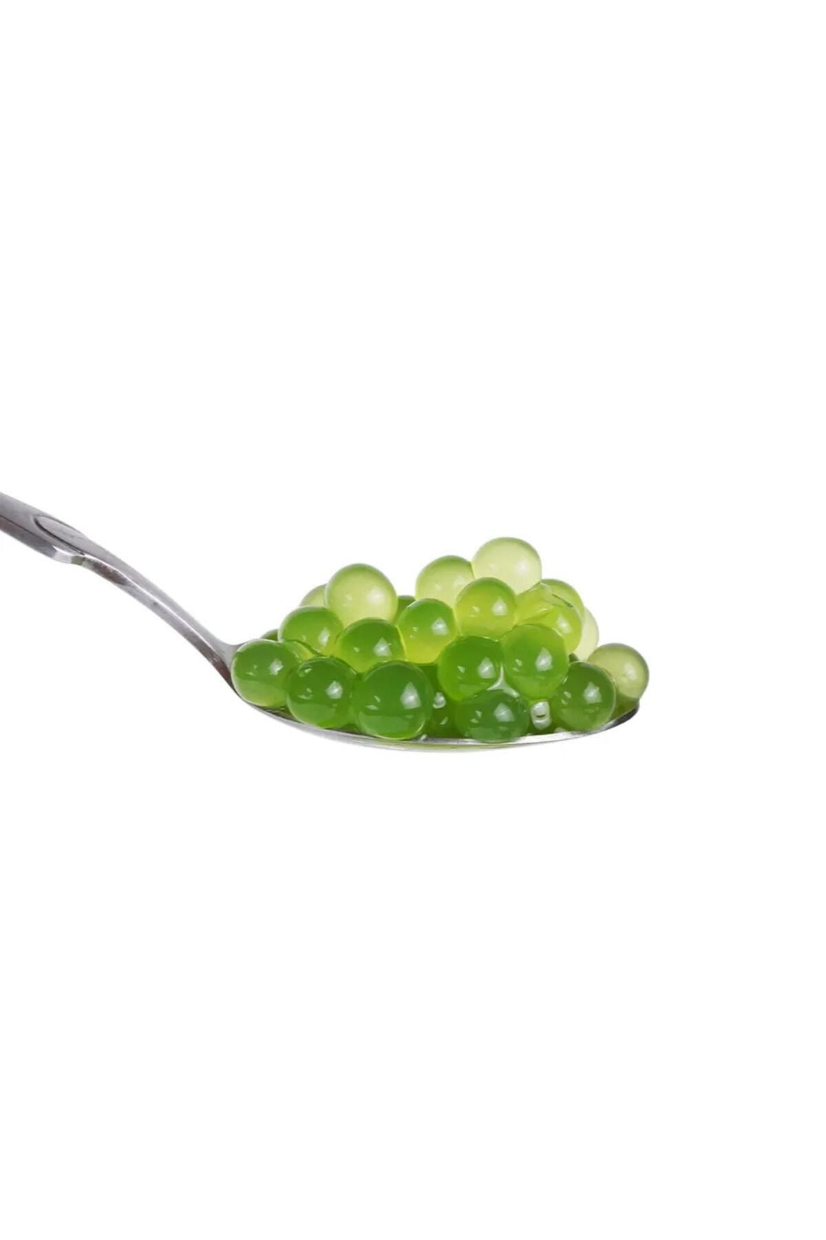Misket Limonu Aromalı Bubble Tea İncileri 1000 gr.-Popping Boba -Bubble Tea -Tapyoka İncileri