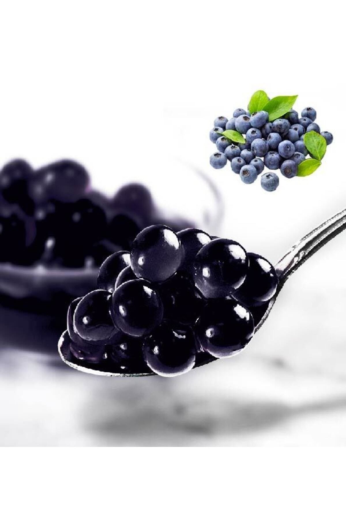 Karadut Aromalı Bubble Tea İncileri 1000 gr Popping Boba -Bbble Tea Tapyoka Incileri-boba